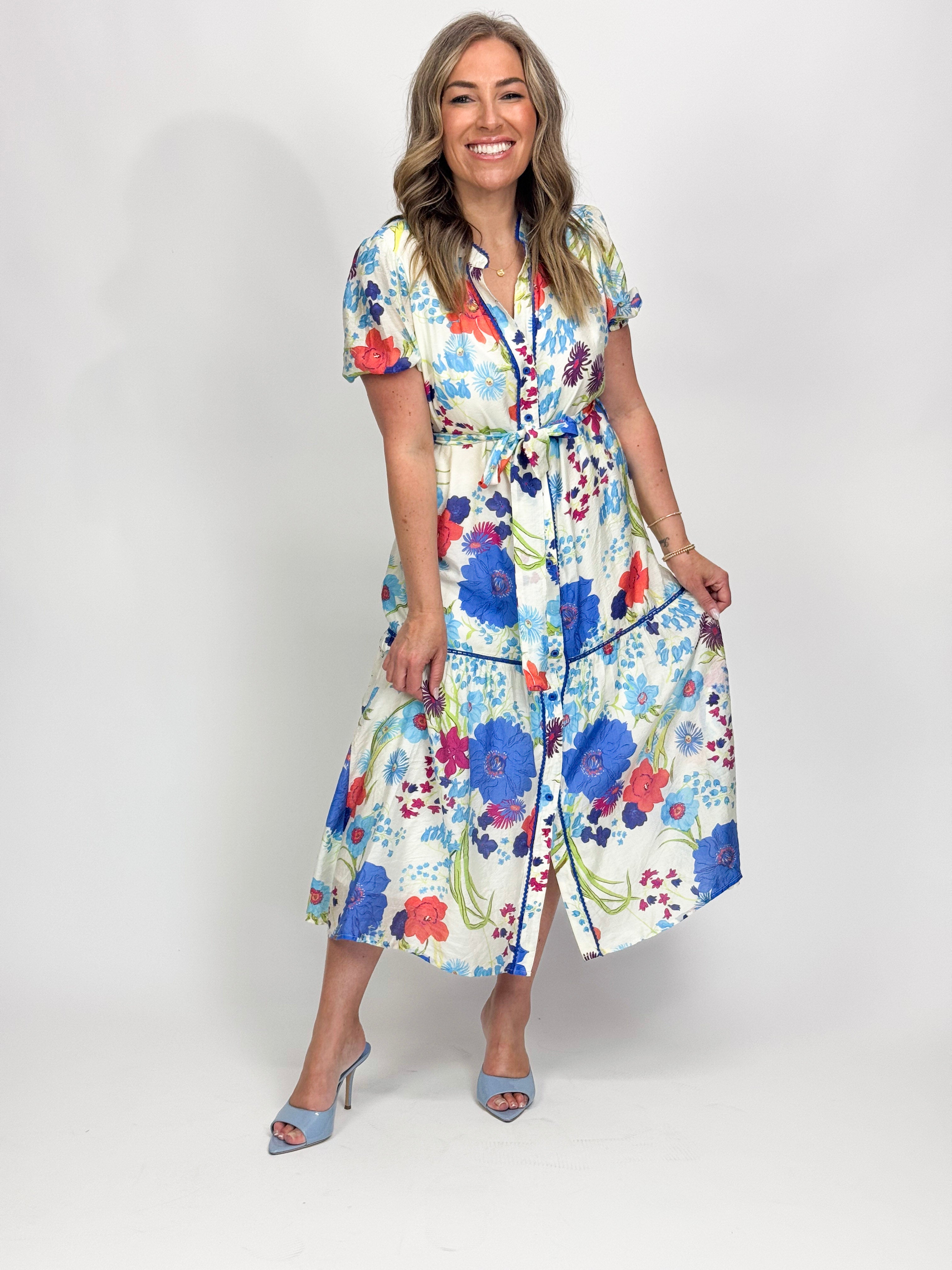 POPPY GARDEN SHIRT DRESS