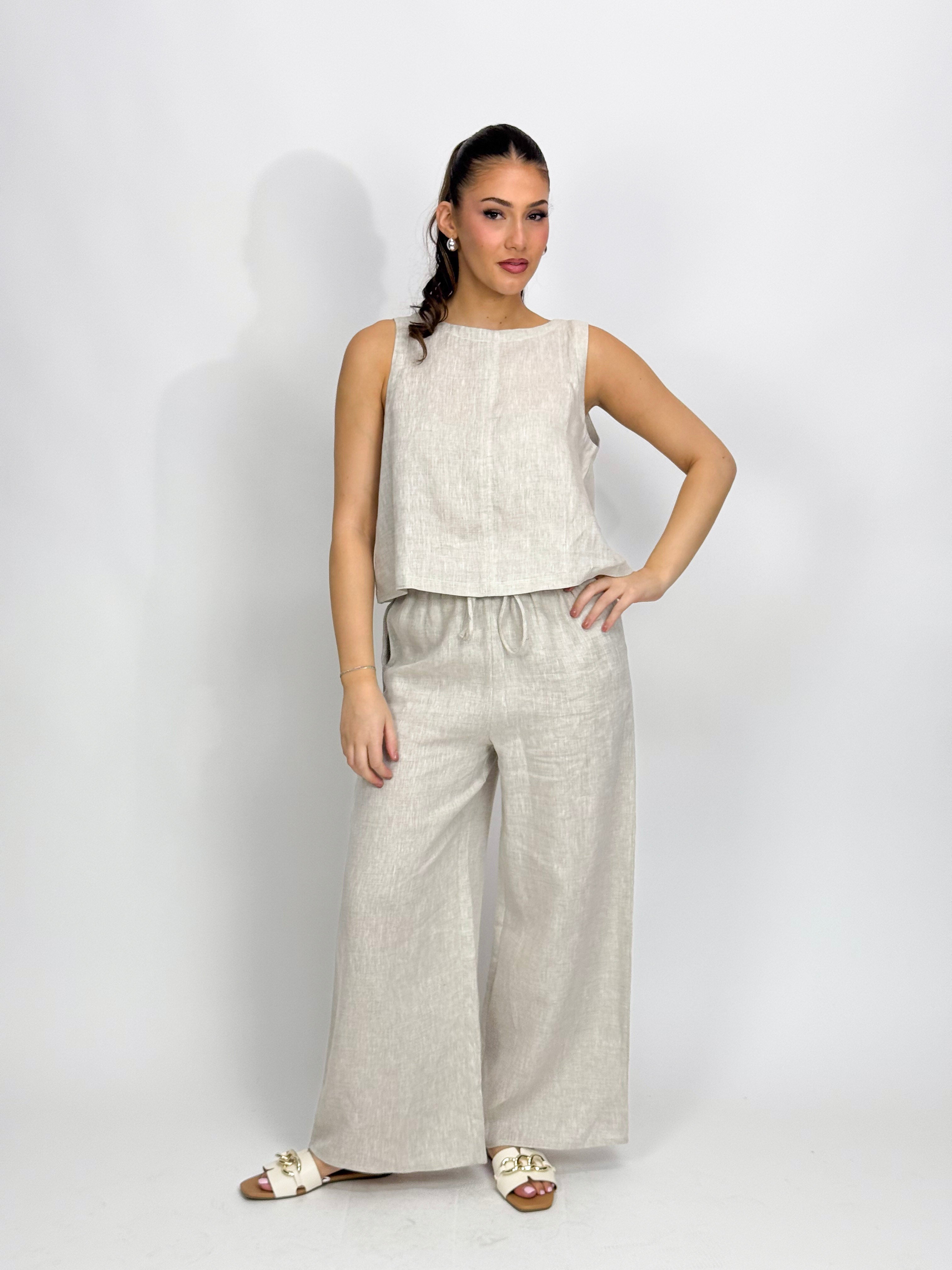 EASY LINEN RELAXED PANT
