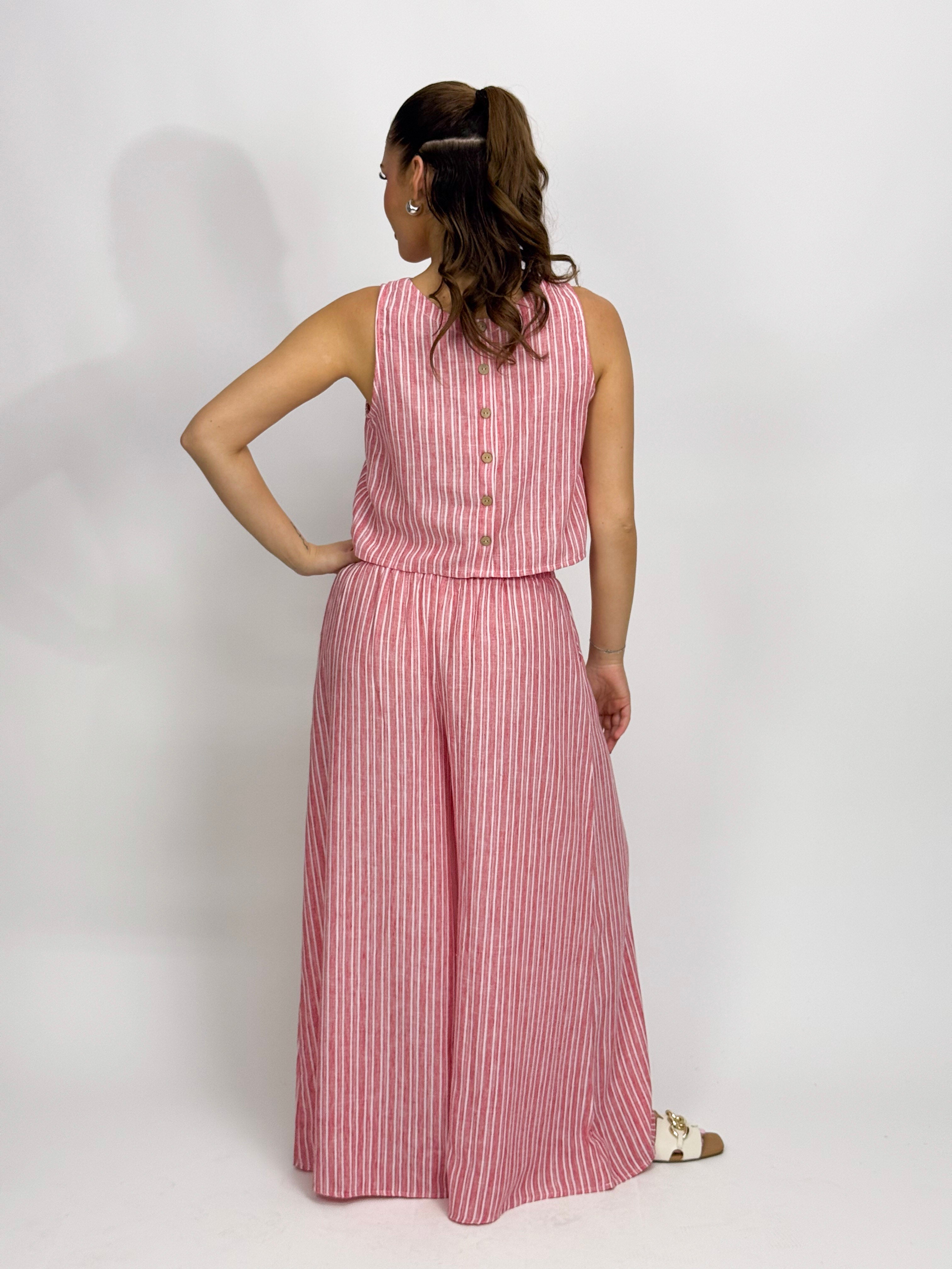 EASY STRIPE RELAXED PANT