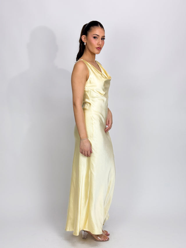 SATIN BIAS PM DRESS