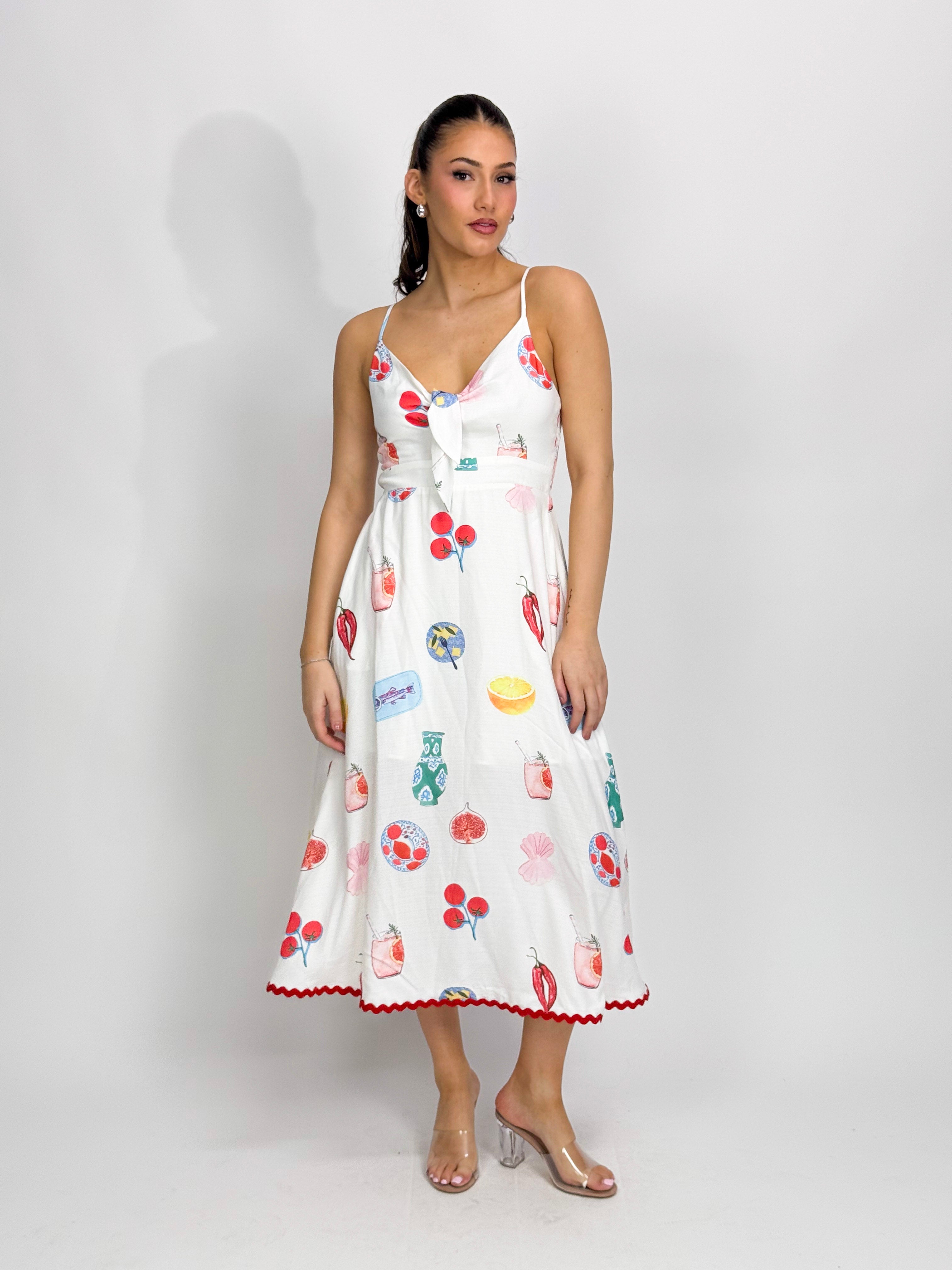 FRUITATIOUS BOW DRESS