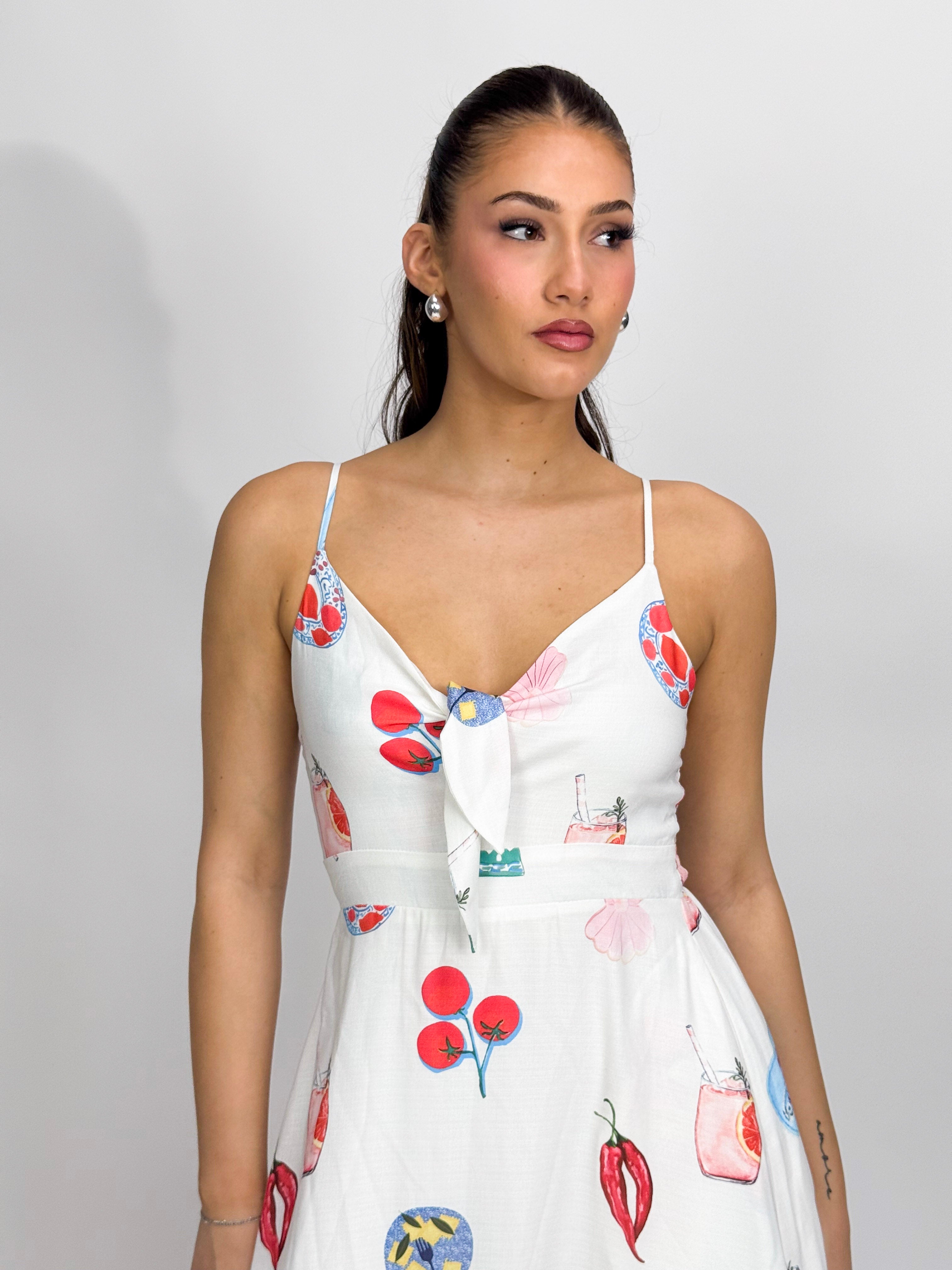 FRUITATIOUS BOW DRESS