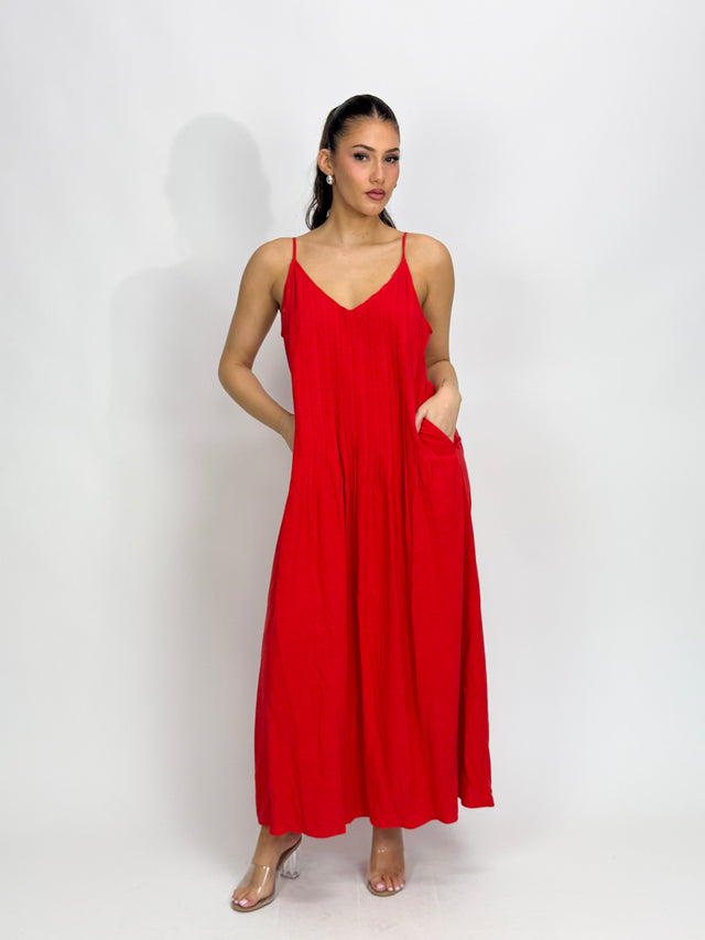 PINTUCK DETAIL SUNDRESS