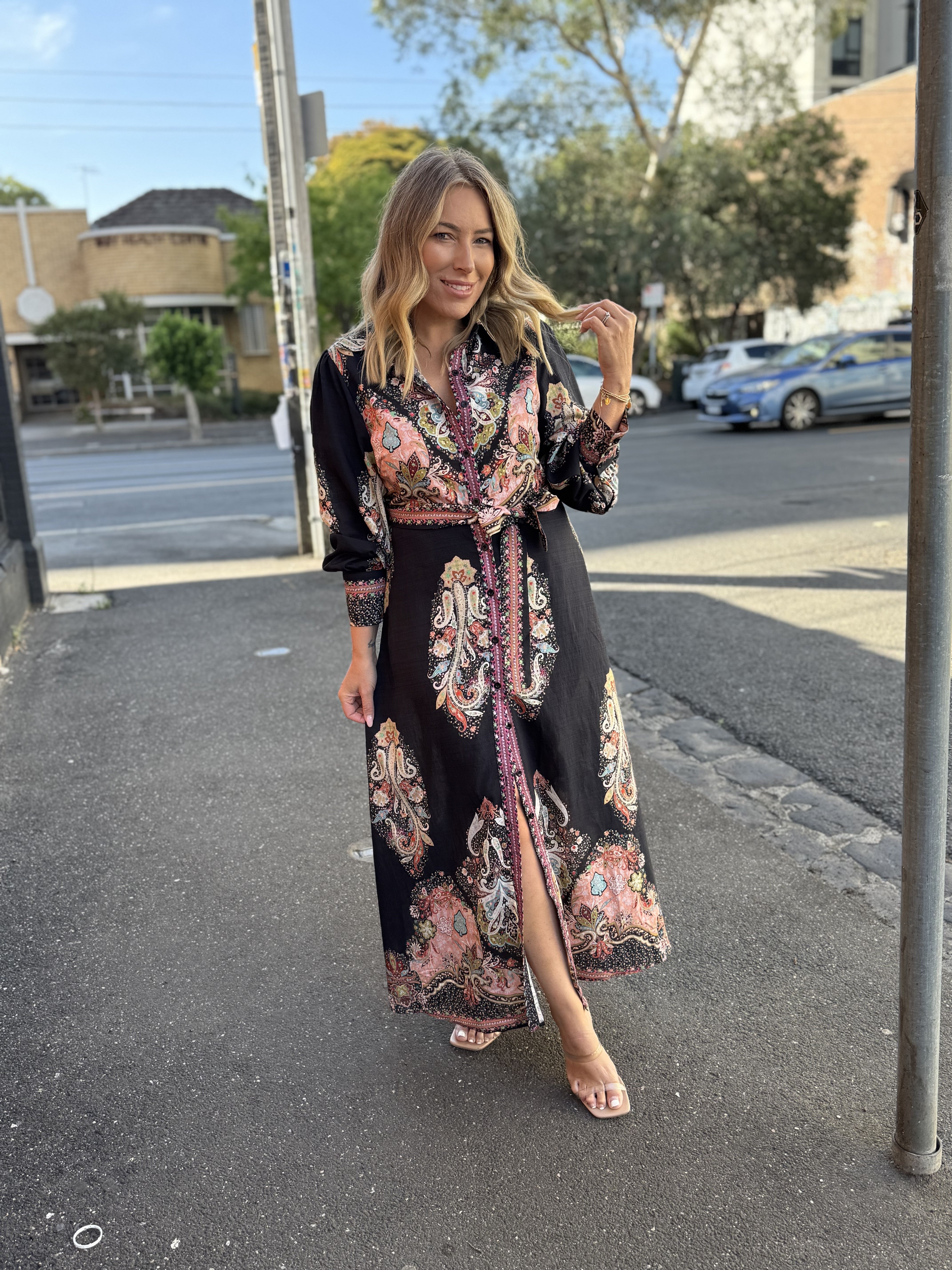 OASIS LS MAXI DRESS