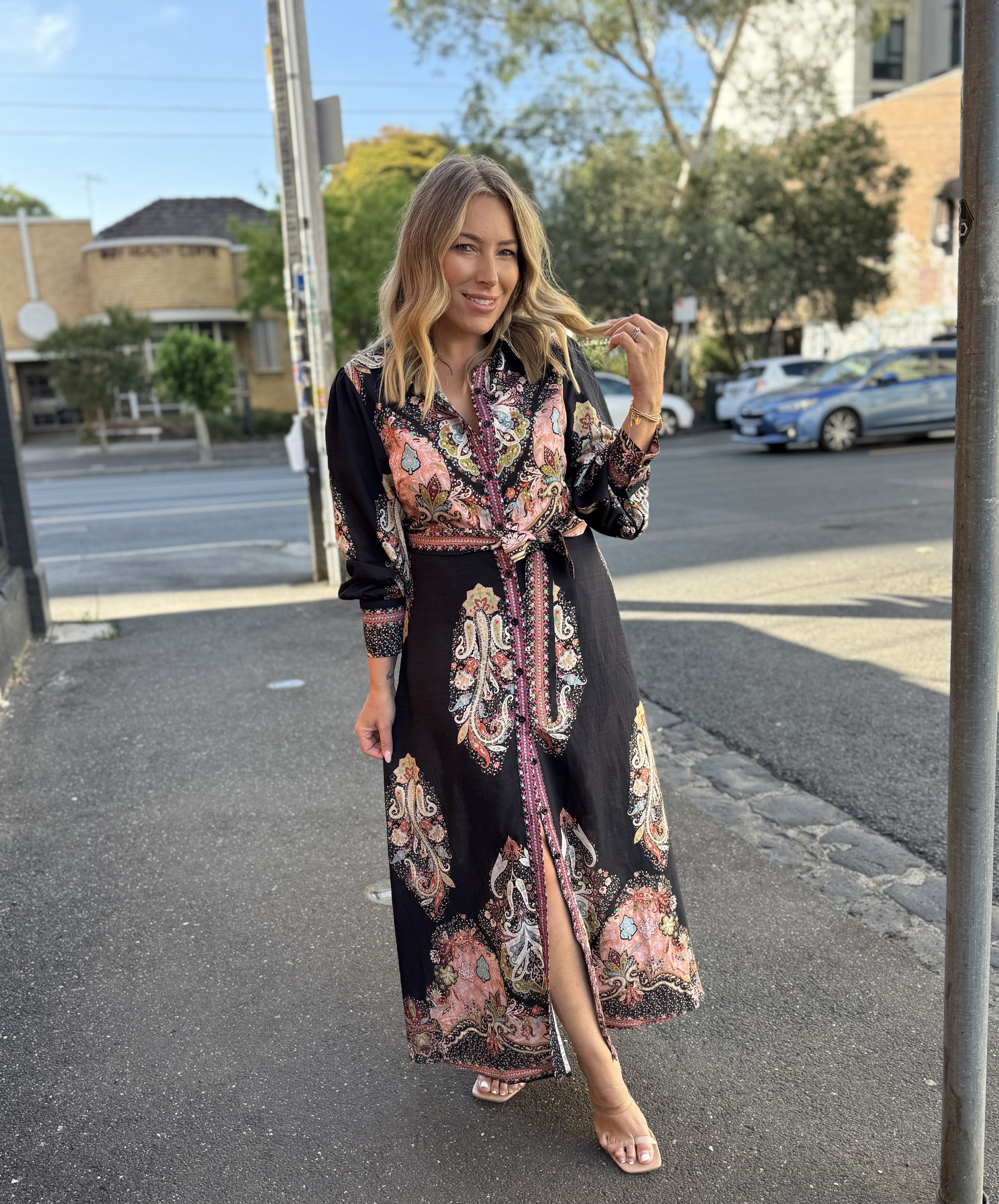 OASIS LS MAXI DRESS
