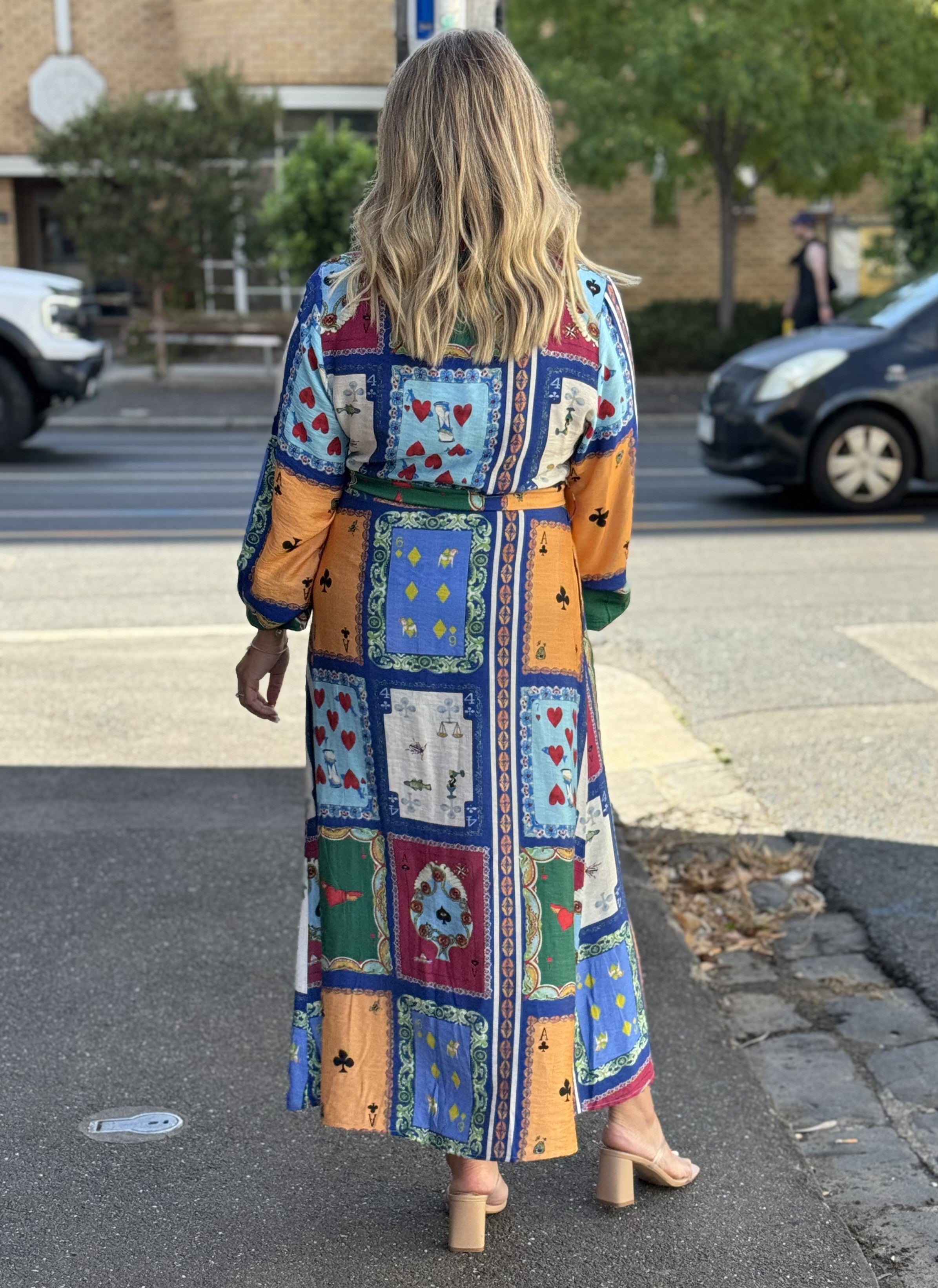 ACE OF HEARTS SHIRT DRESS