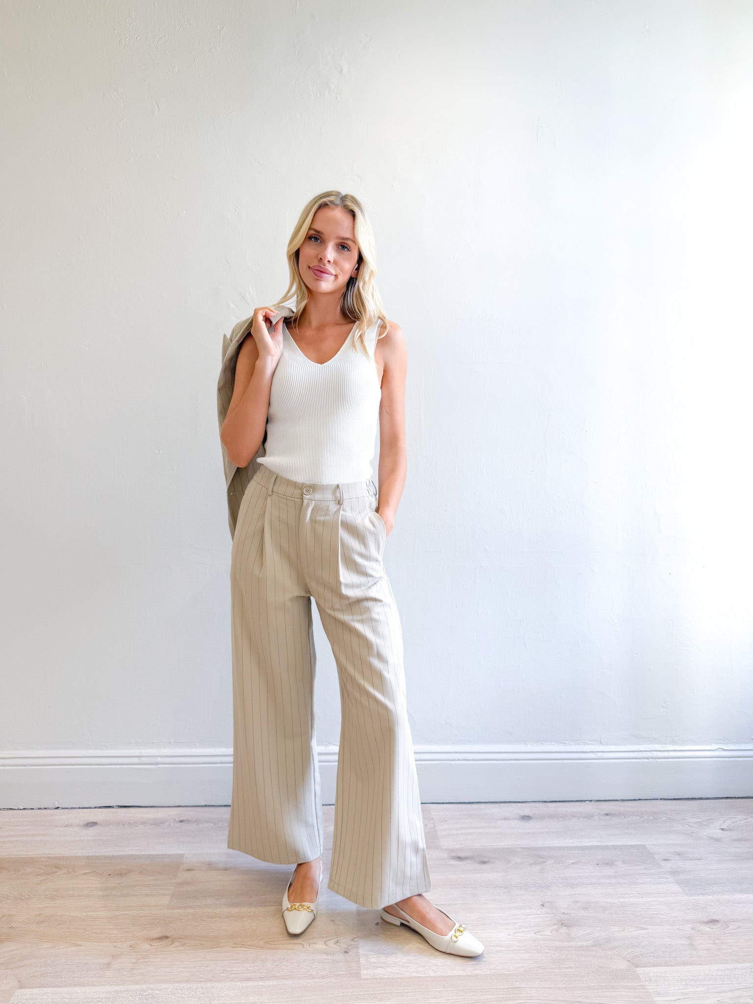 PACCINO PINSTRIPE PANT