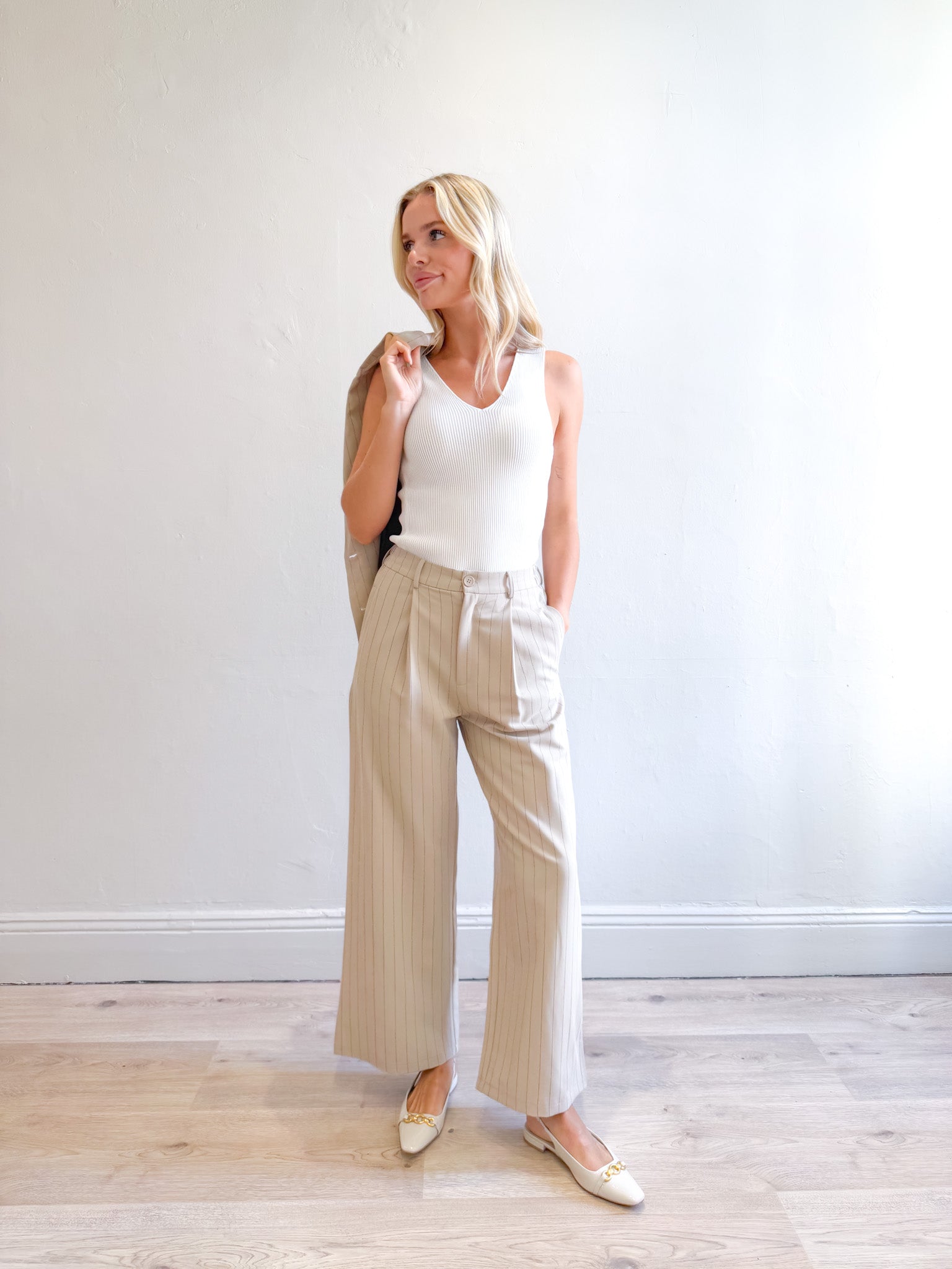 PACCINO PINSTRIPE PANT