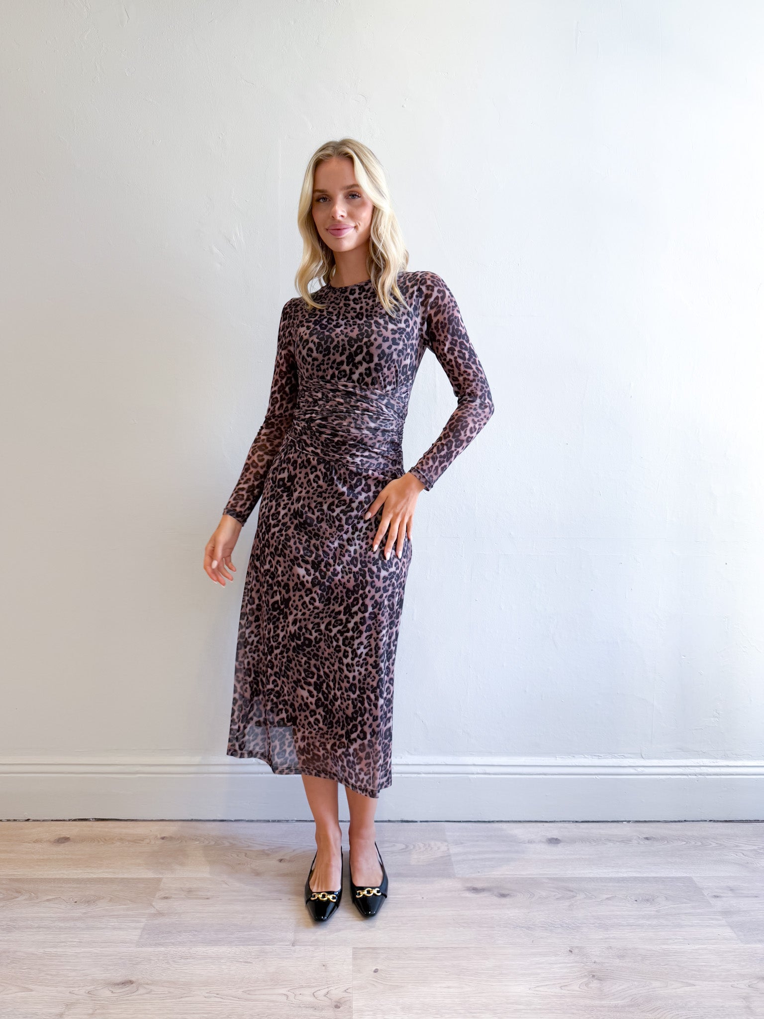LEO MESH STRETCH DRESS