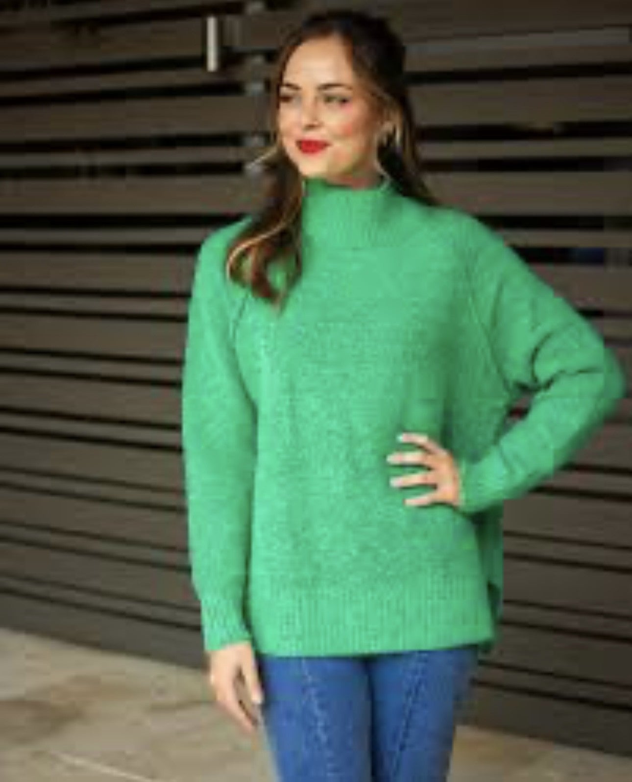 HIGH NECK JUMPER