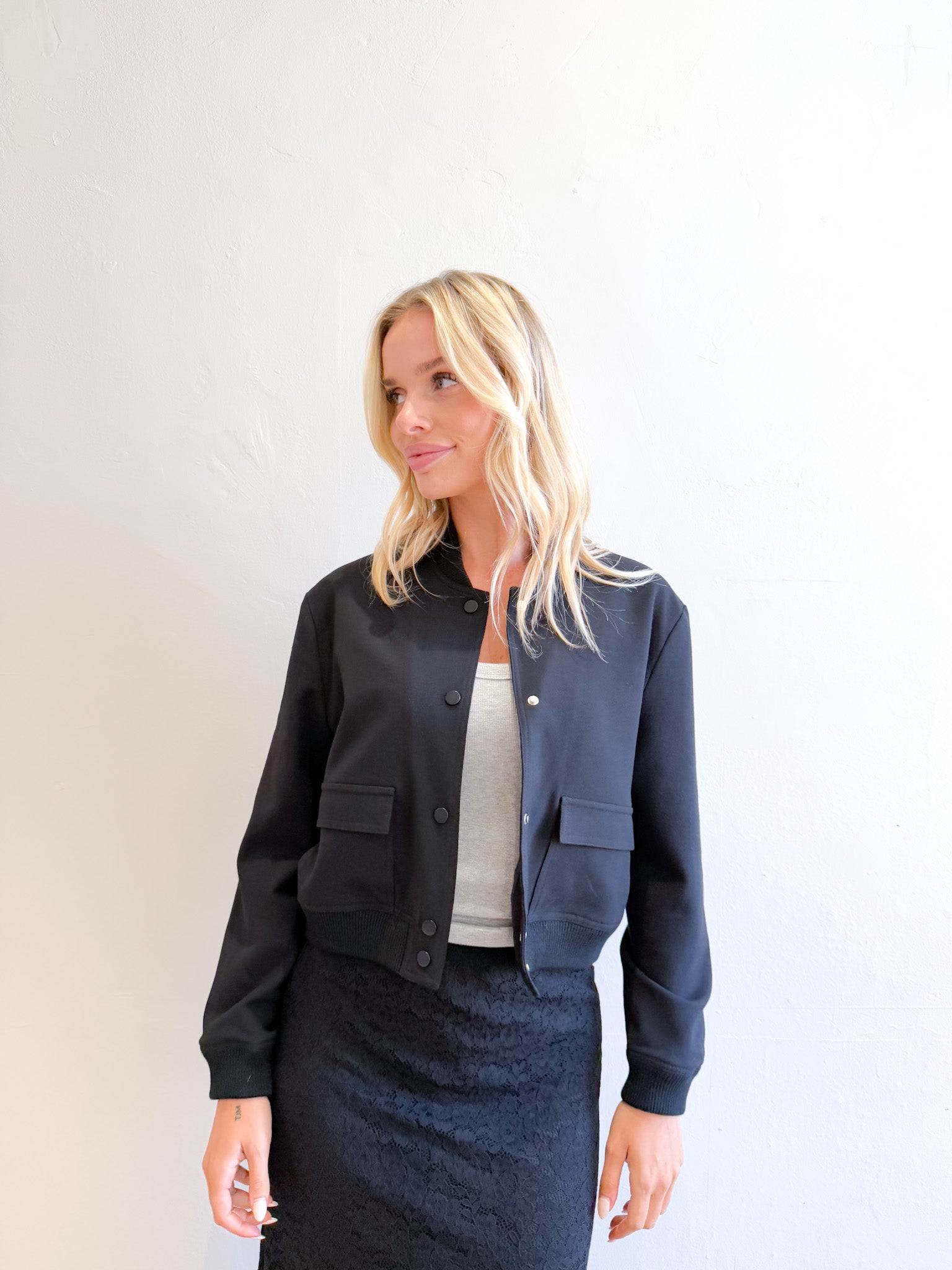 CROPPED BOMBER JACKET