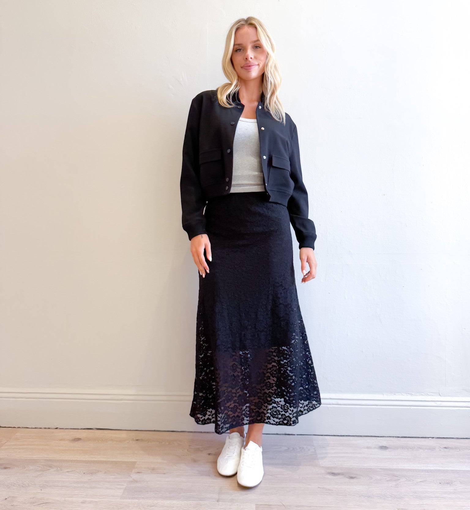 LACE MAXI SKIRT