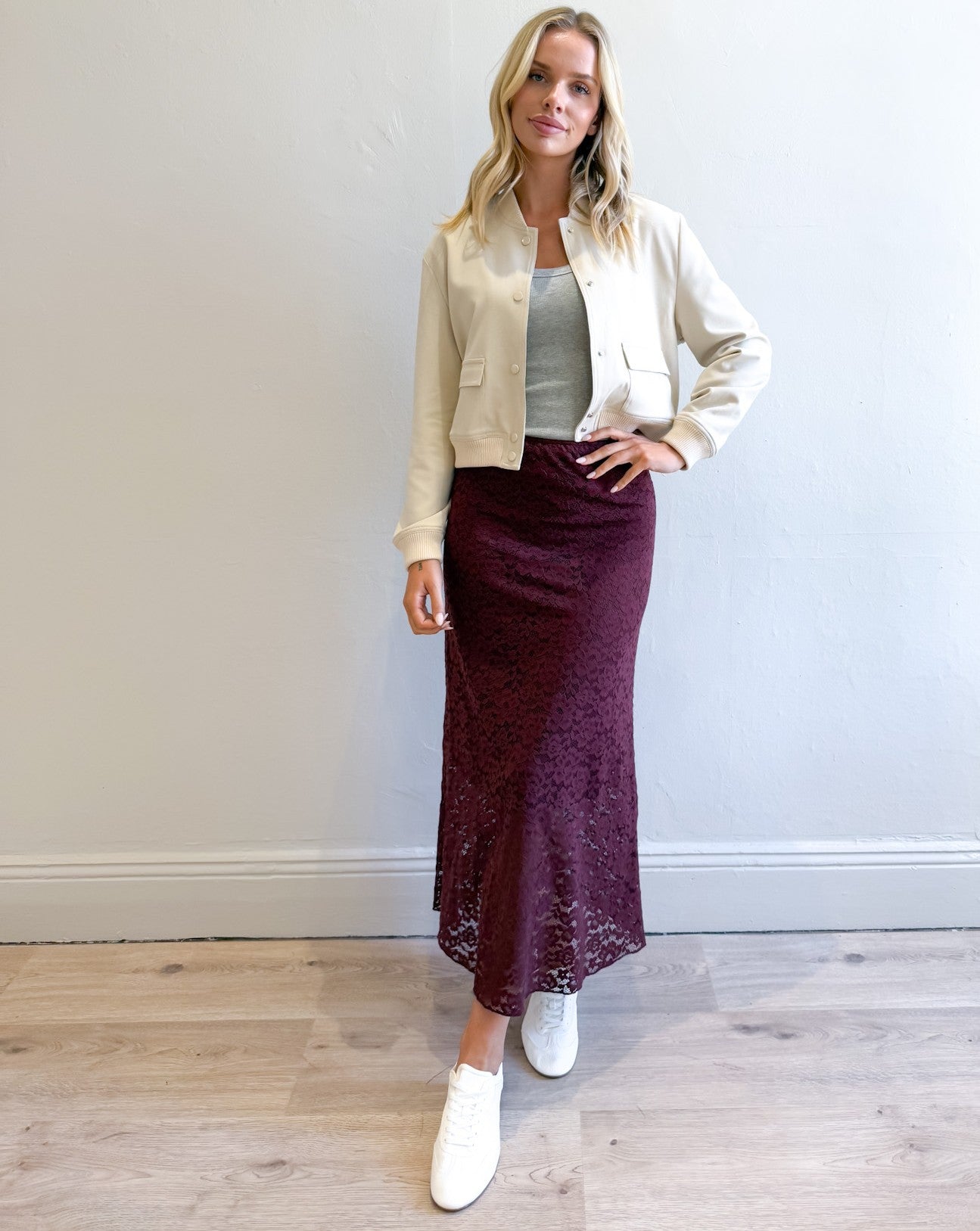 LACE MAXI SKIRT