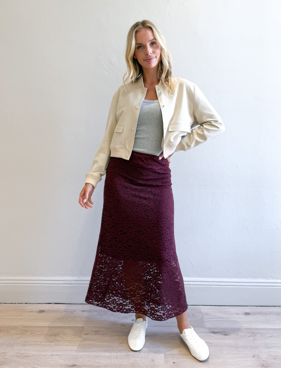 LACE MAXI SKIRT