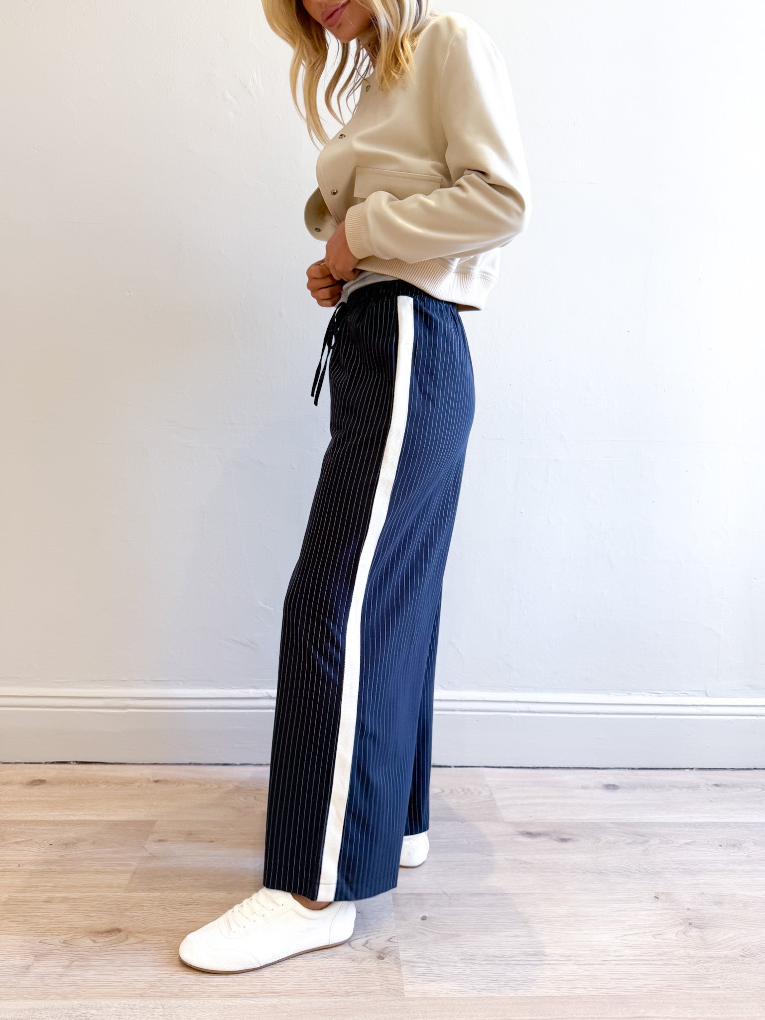 SCOTT PINSTRIPE PANTS