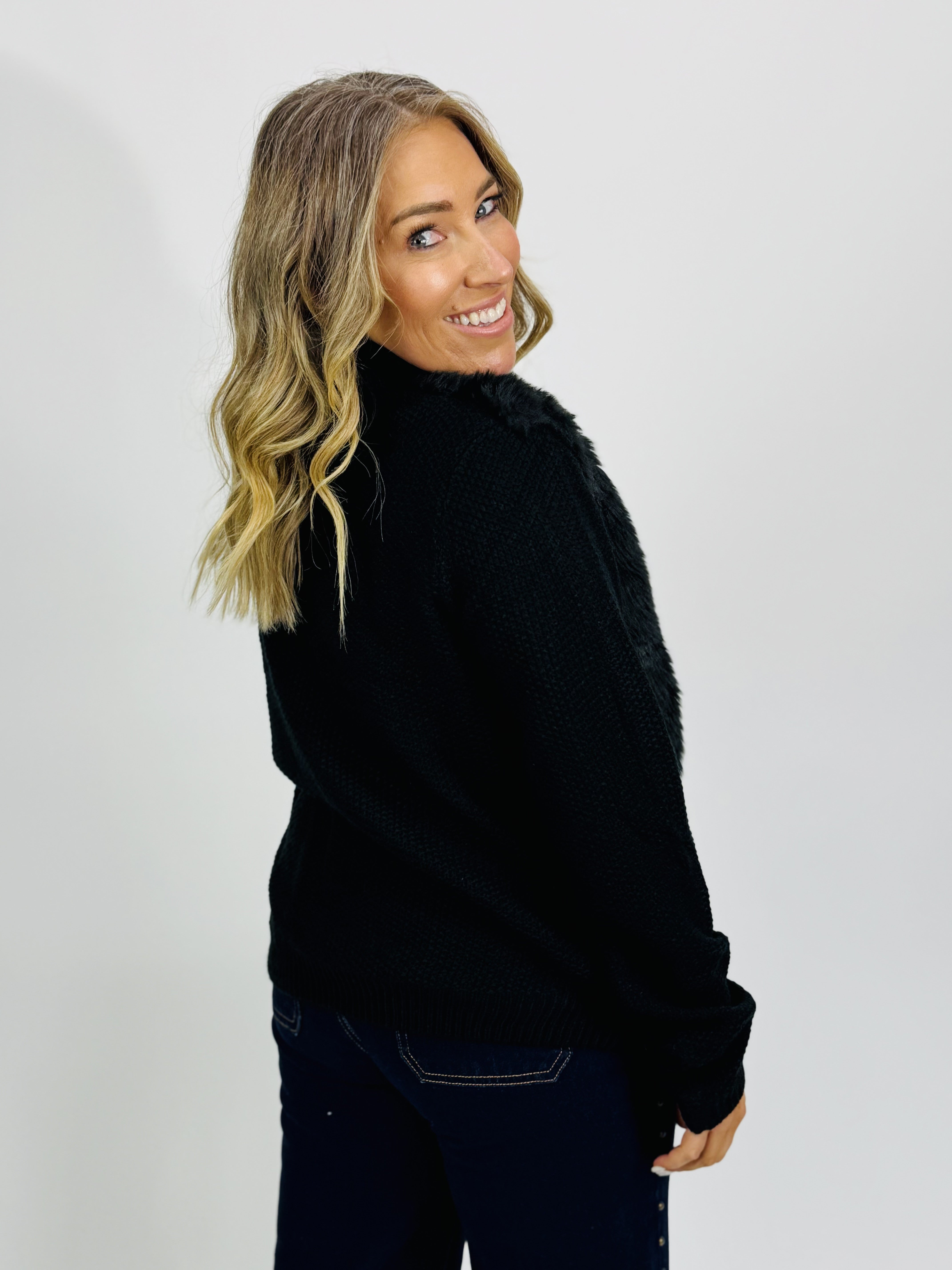 CUB FUR CARDIGAN