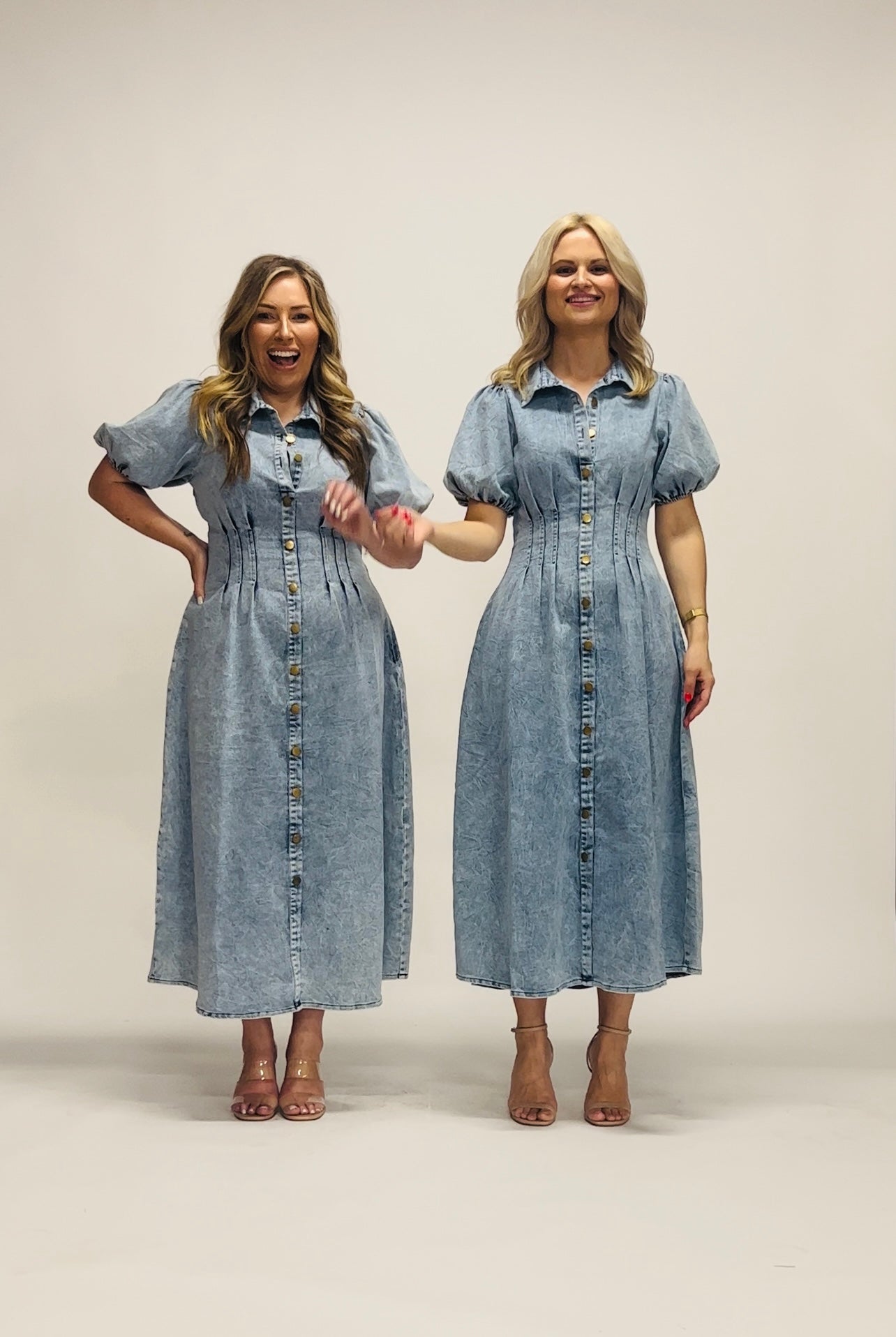 TAILOR DENIM DRESS- PRE ORDER
