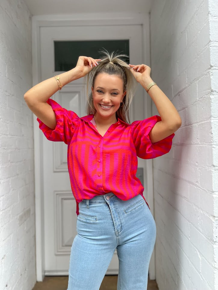 MAISEY SHIRT - PINK