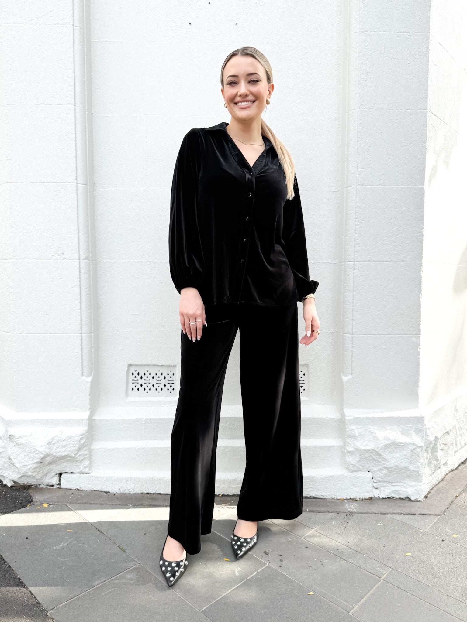 JEN VELVET SHIRT