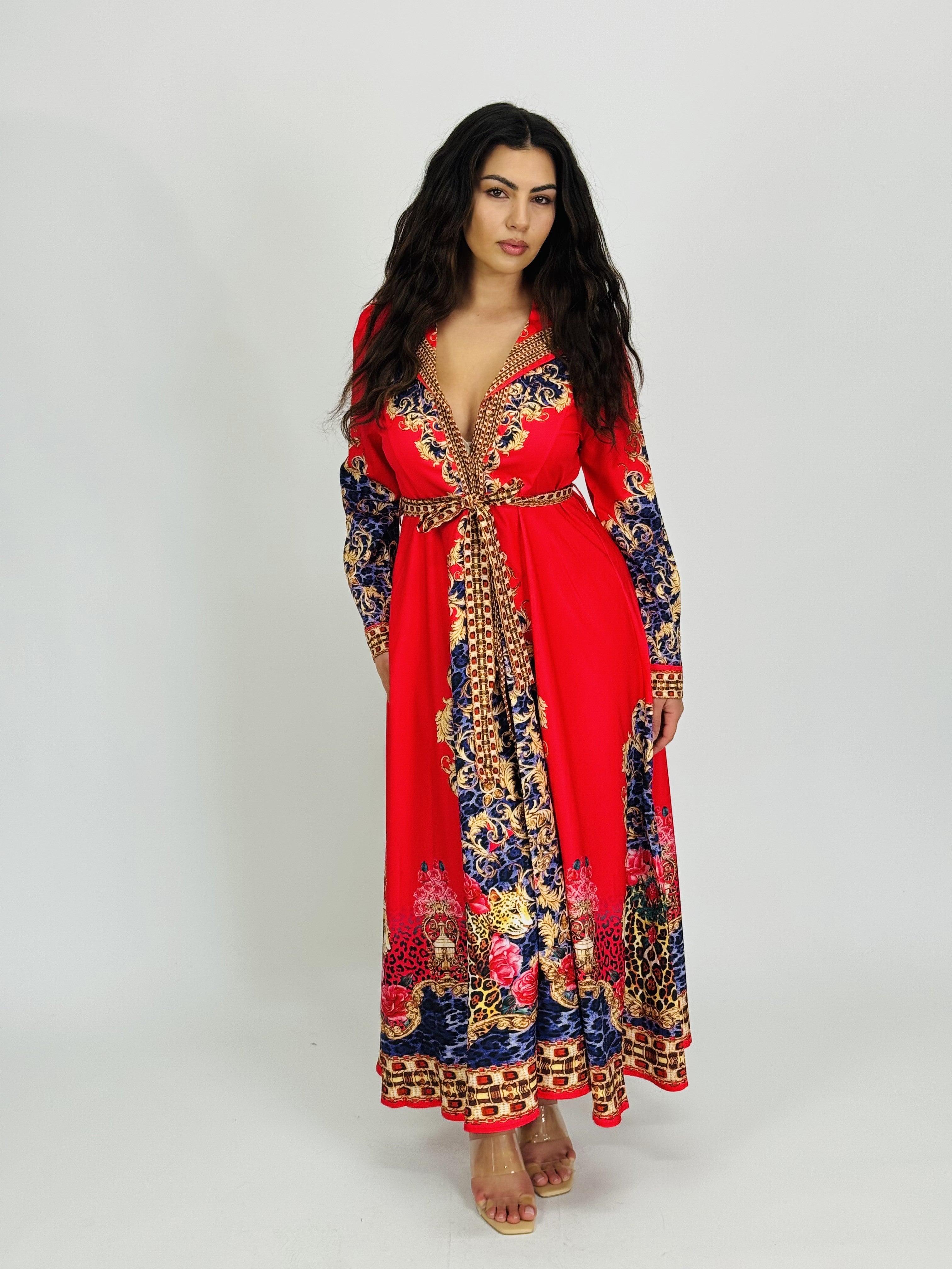 ESTELLE MAXI DRESS - RED