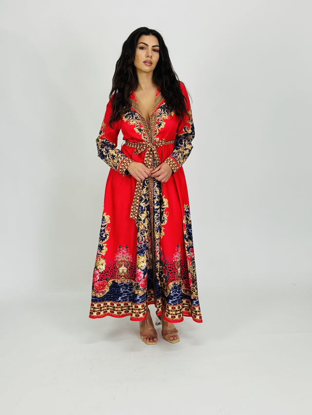 ESTELLE MAXI DRESS - RED