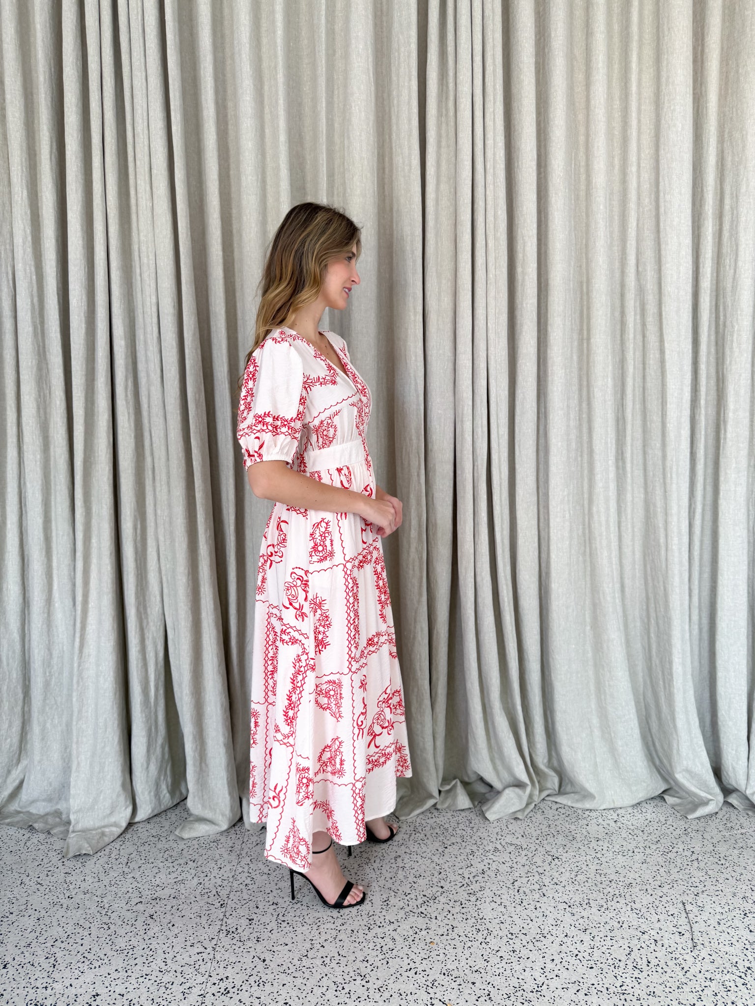 SNOWFLAKE MAXI DRESS