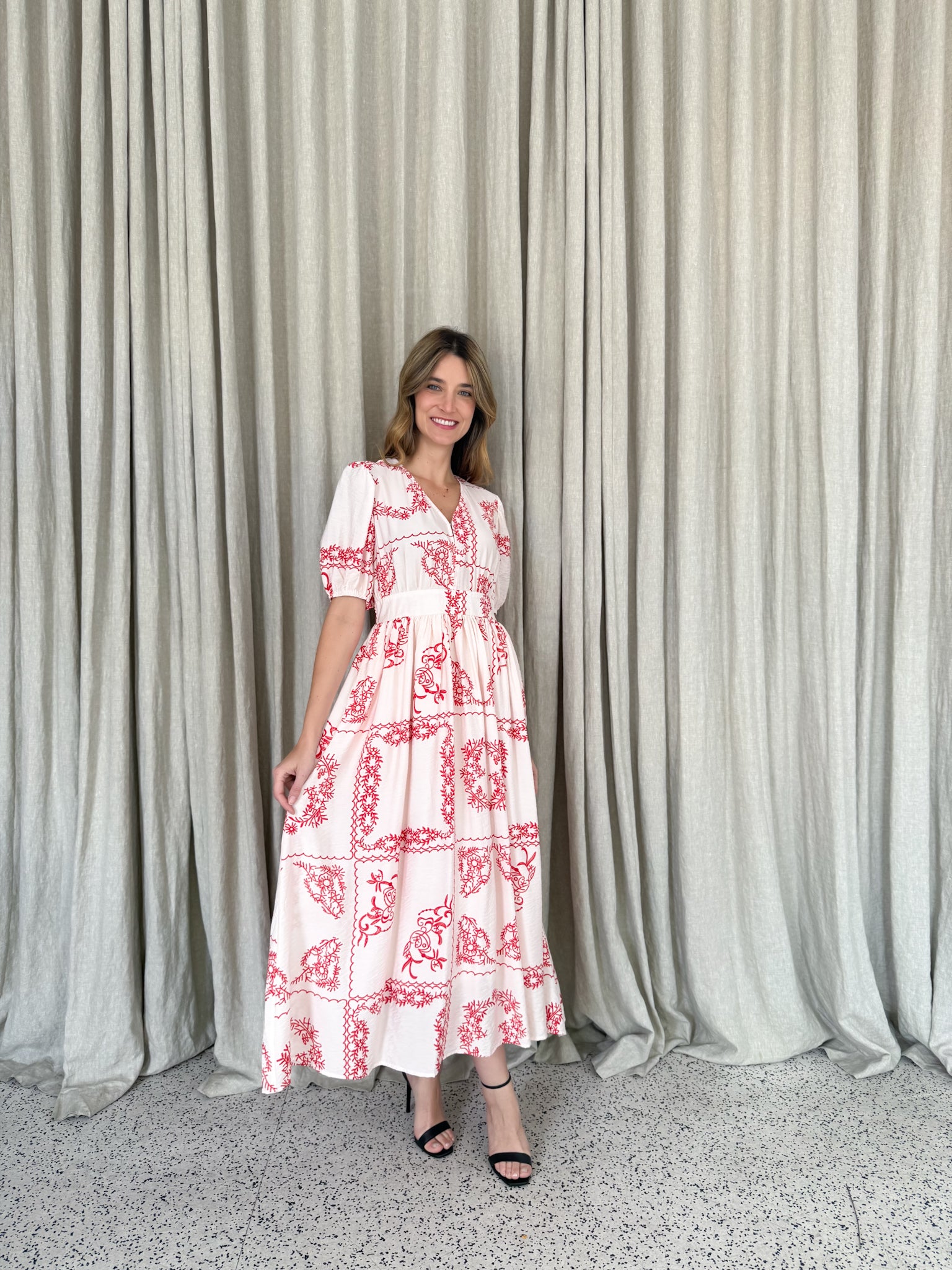 SNOWFLAKE MAXI DRESS