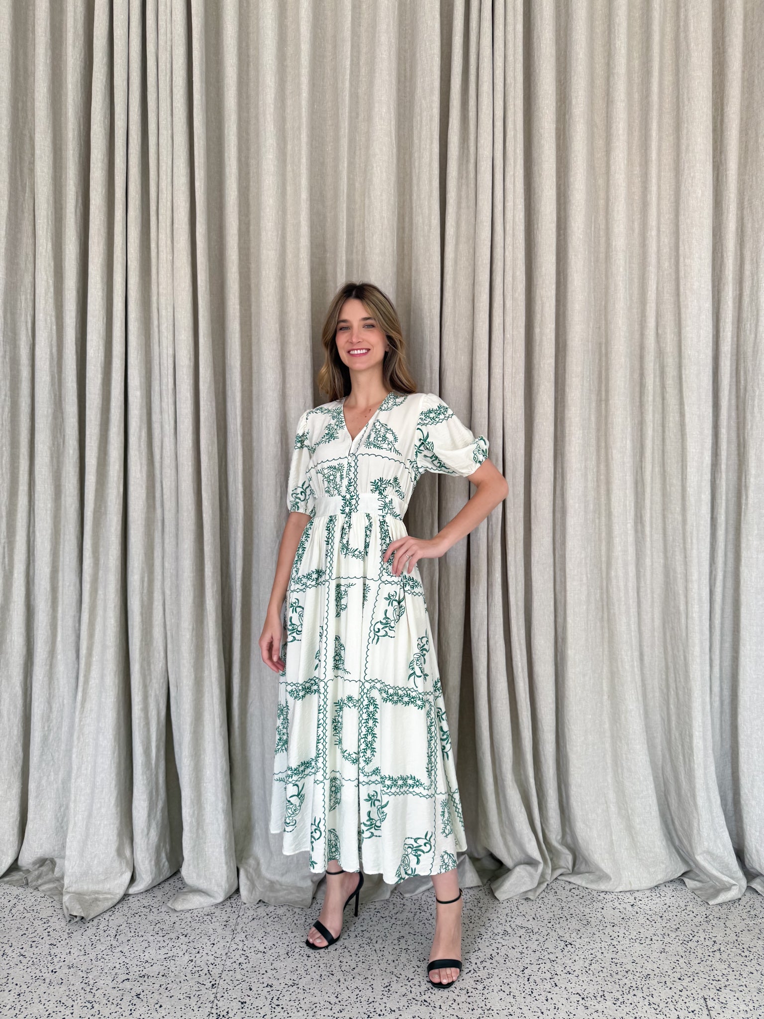 SNOWFLAKE MAXI DRESS