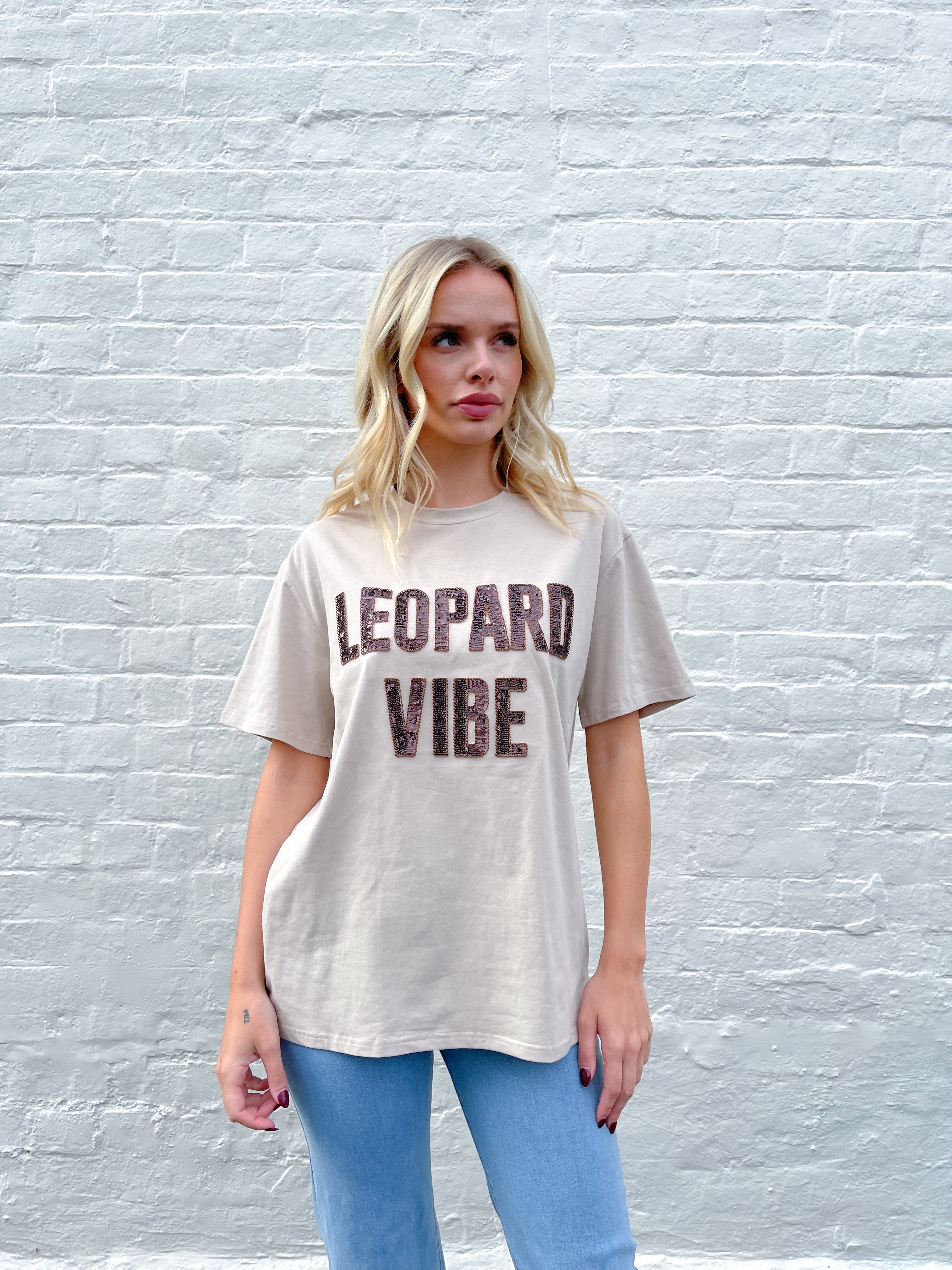 LEOPARD VIBE T SHIRT