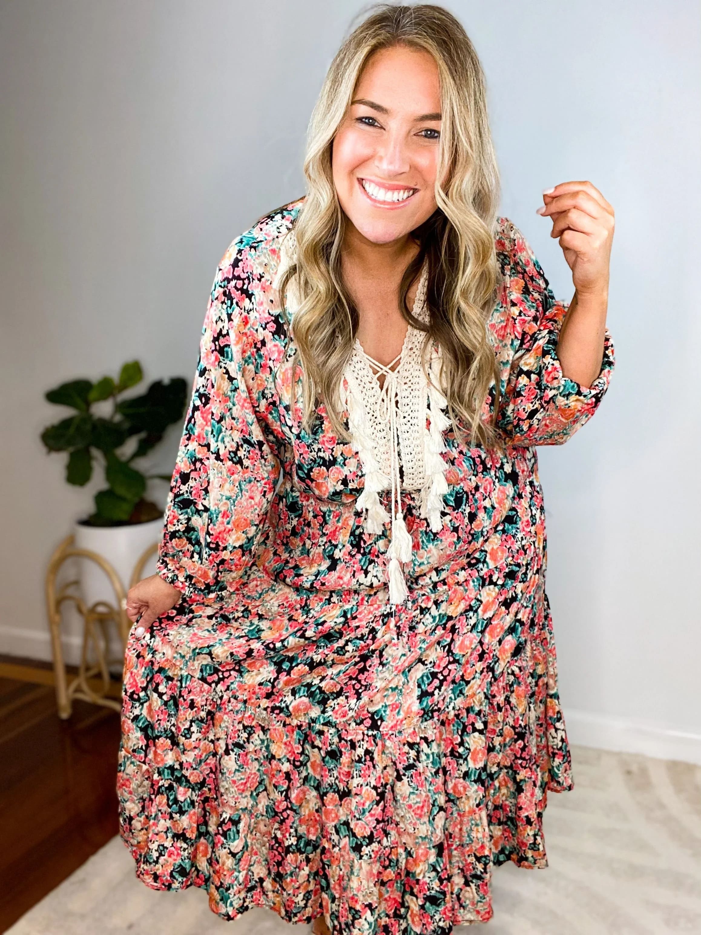 CROTCHET BOHO DRESS