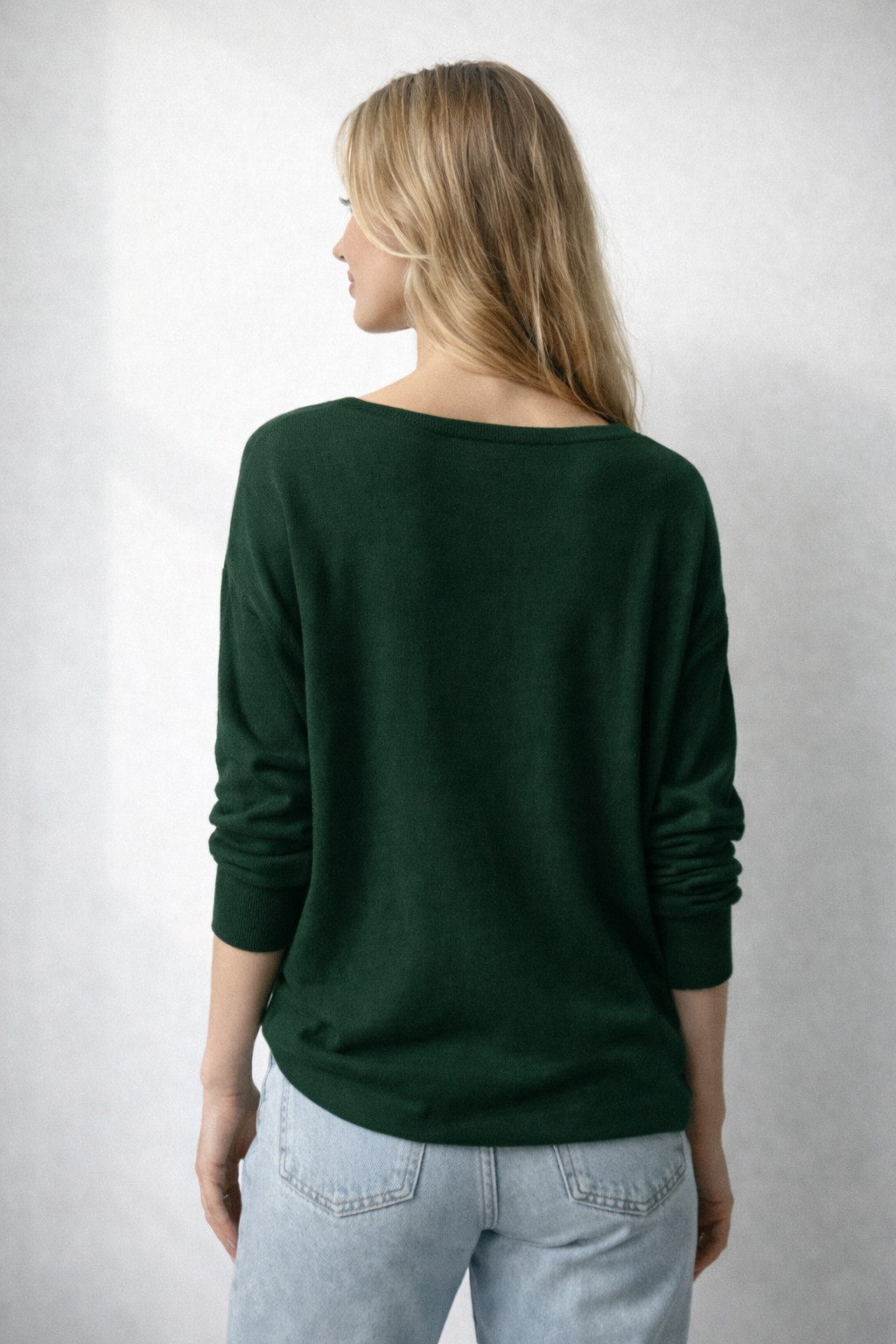 COWL NECK KNIT TOP