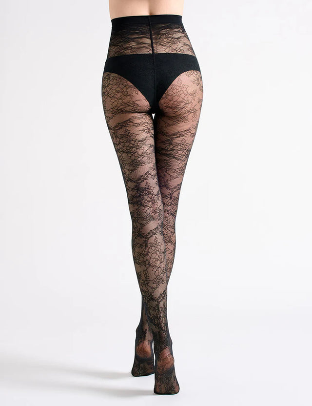 EMILIA LACE FLORAL TIGHTS
