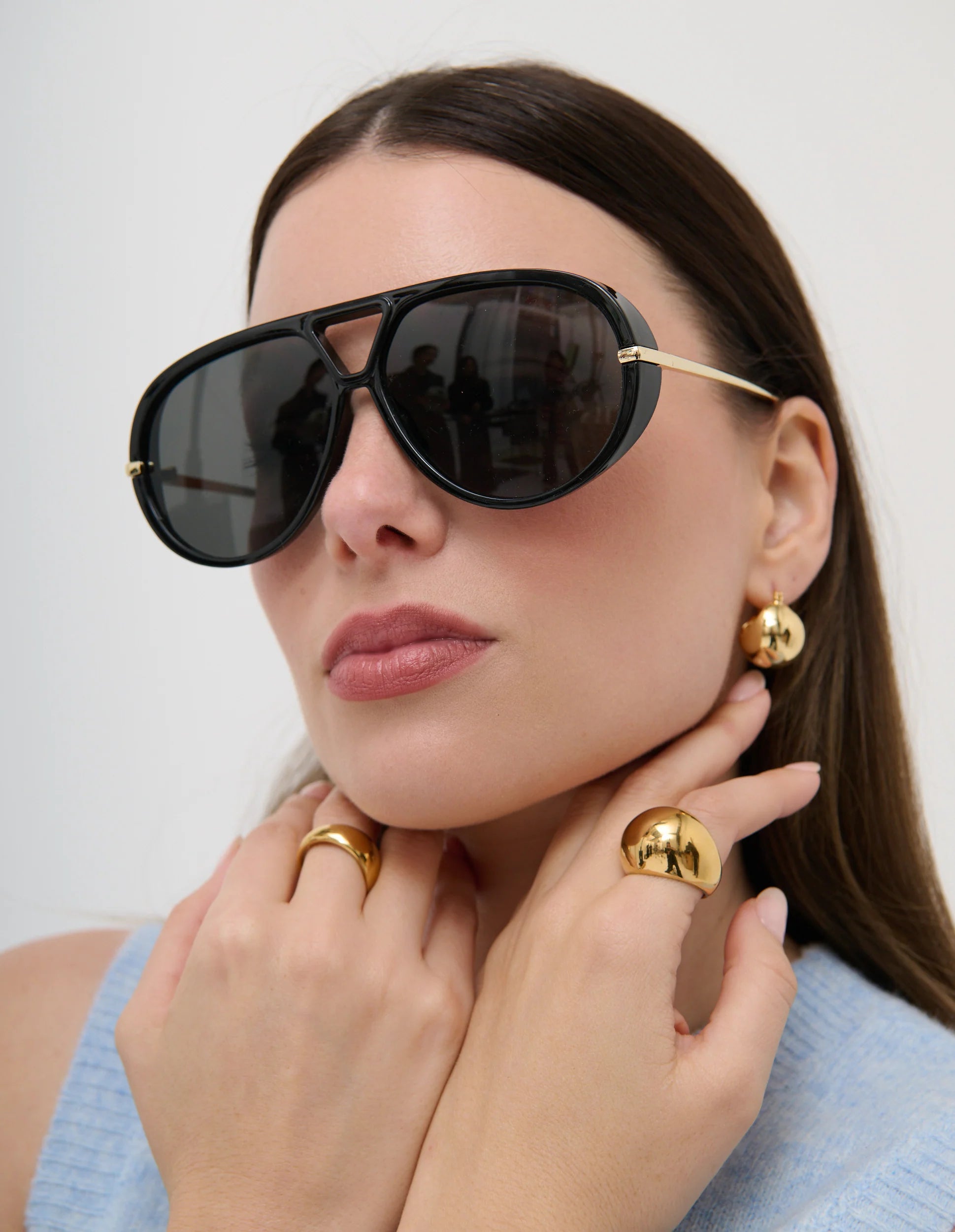 Jacqueline Aviator Sunglasses