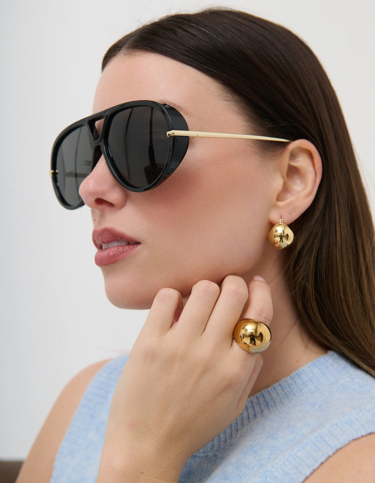 Jacqueline Aviator Sunglasses