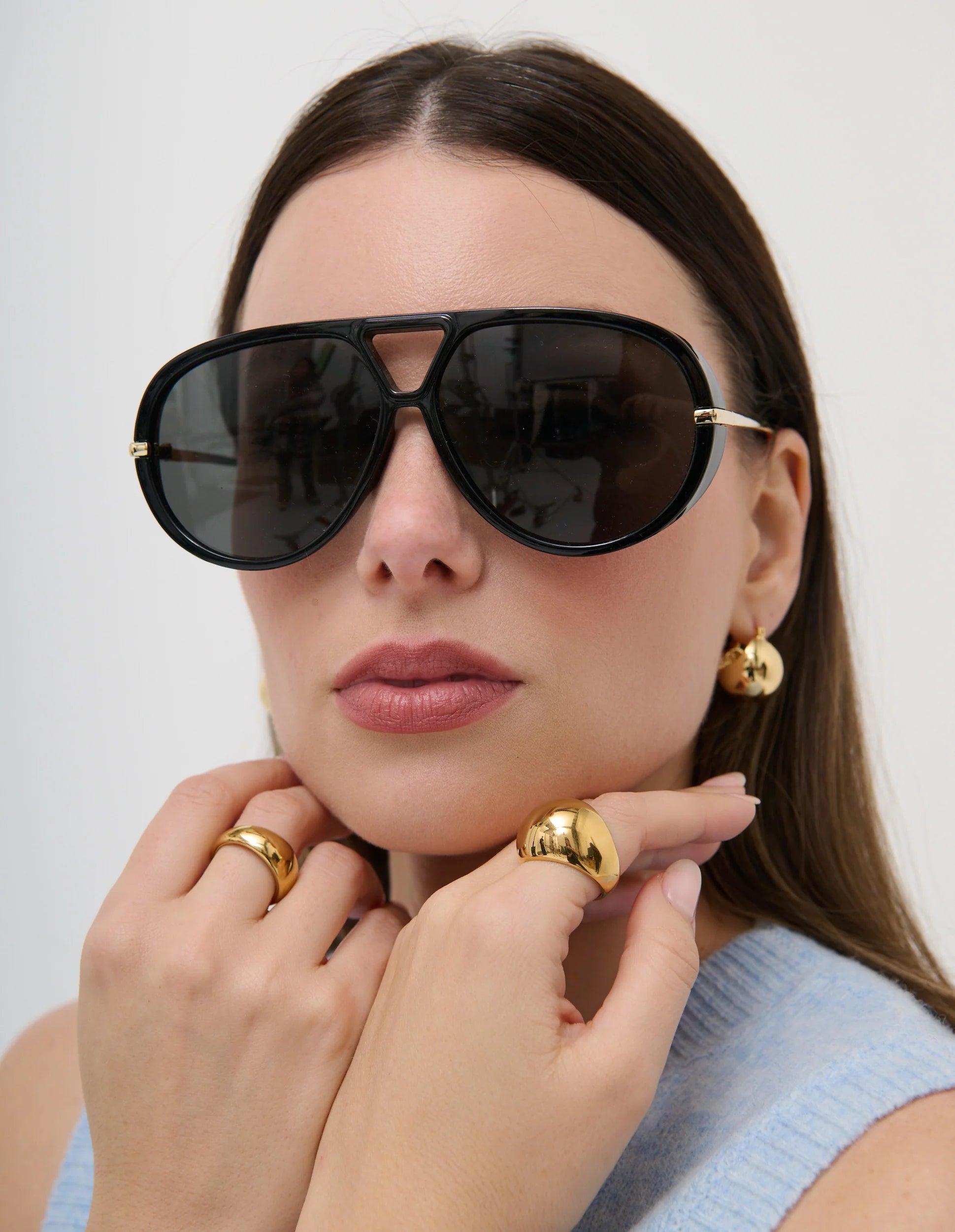 Jacqueline Aviator Sunglasses