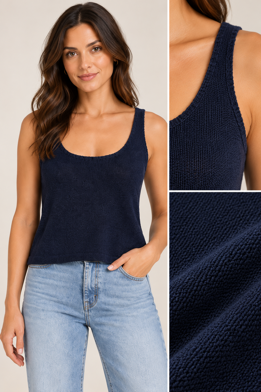 Crop Knit Tank