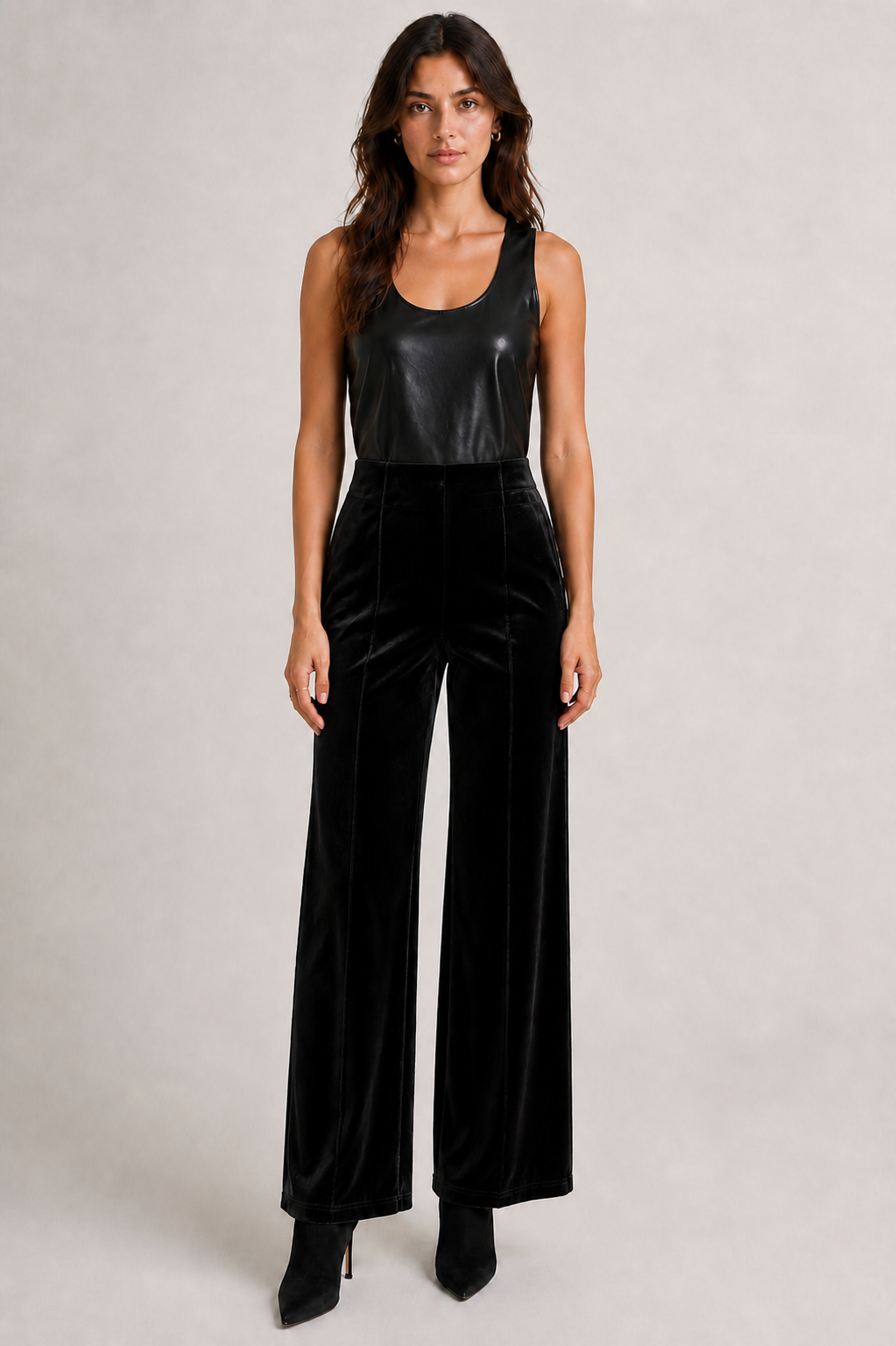 VELVET SLIM PANTS- pre order