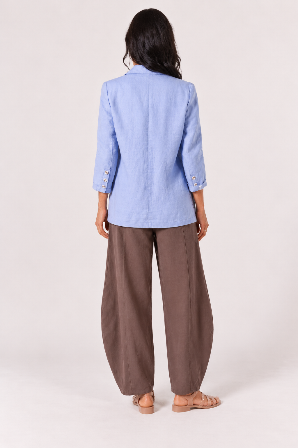 Relaxed Linen Blazer