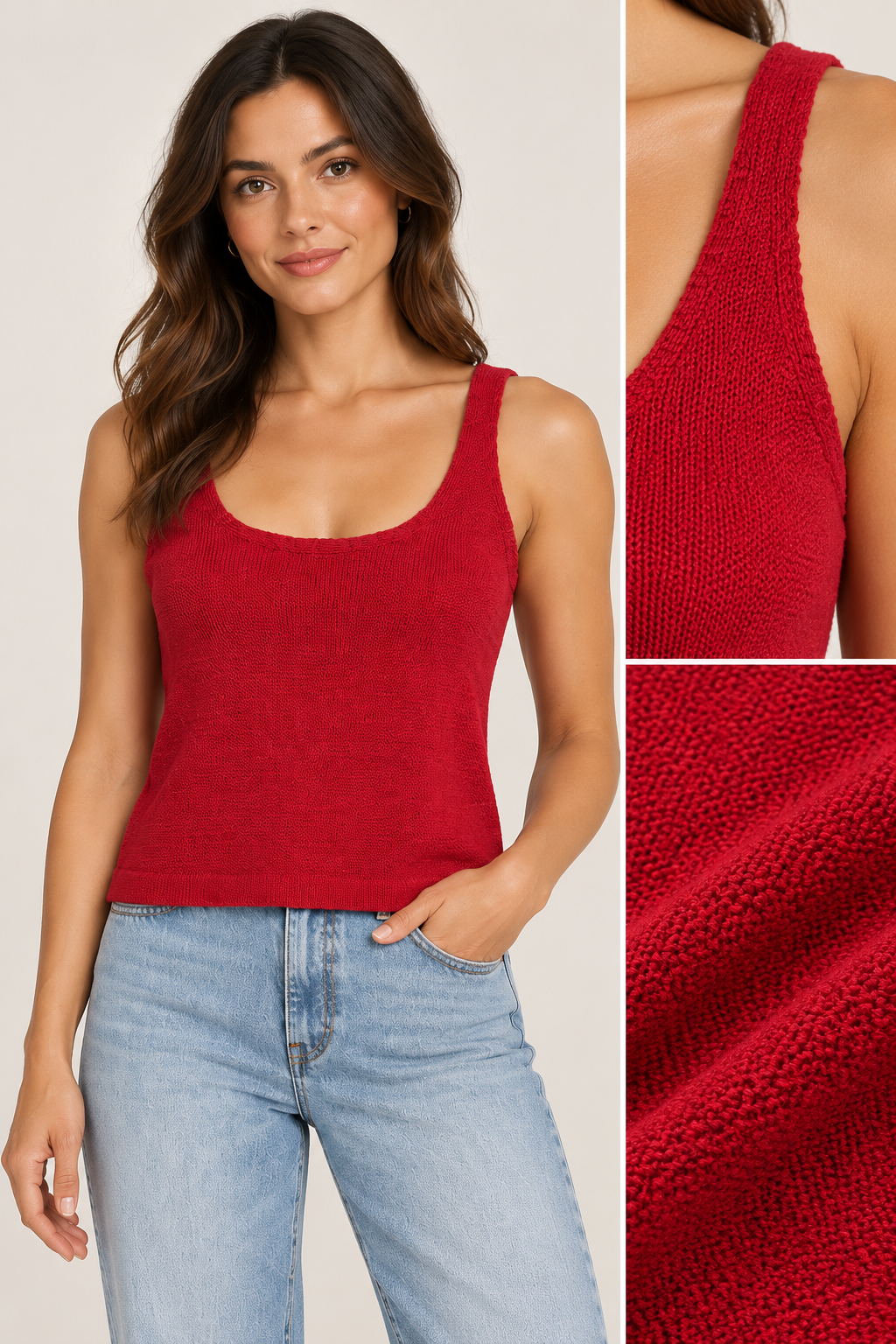 Crop Knit Tank
