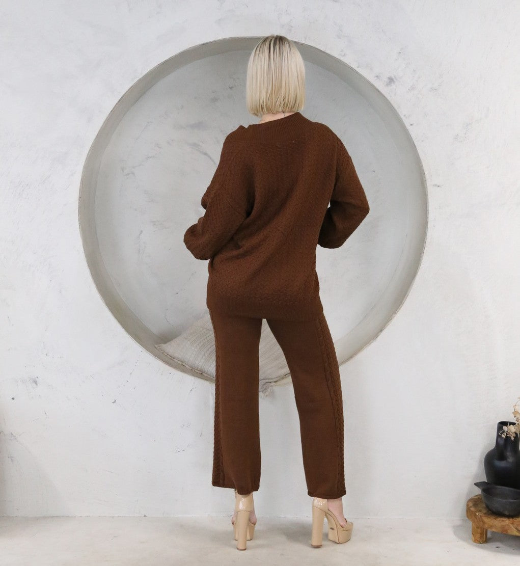 CABLE KNIT SET