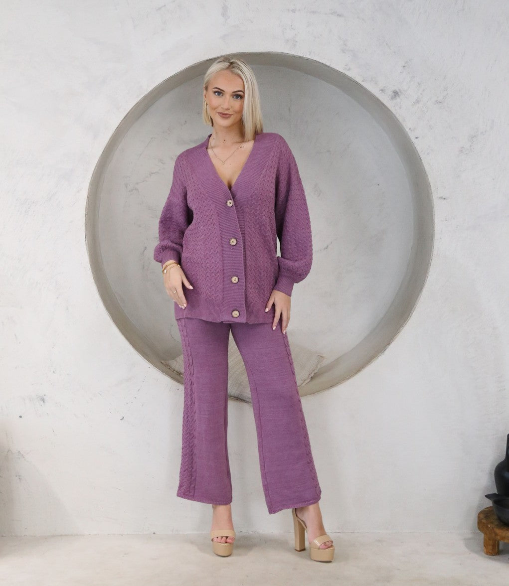 CABLE KNIT SET