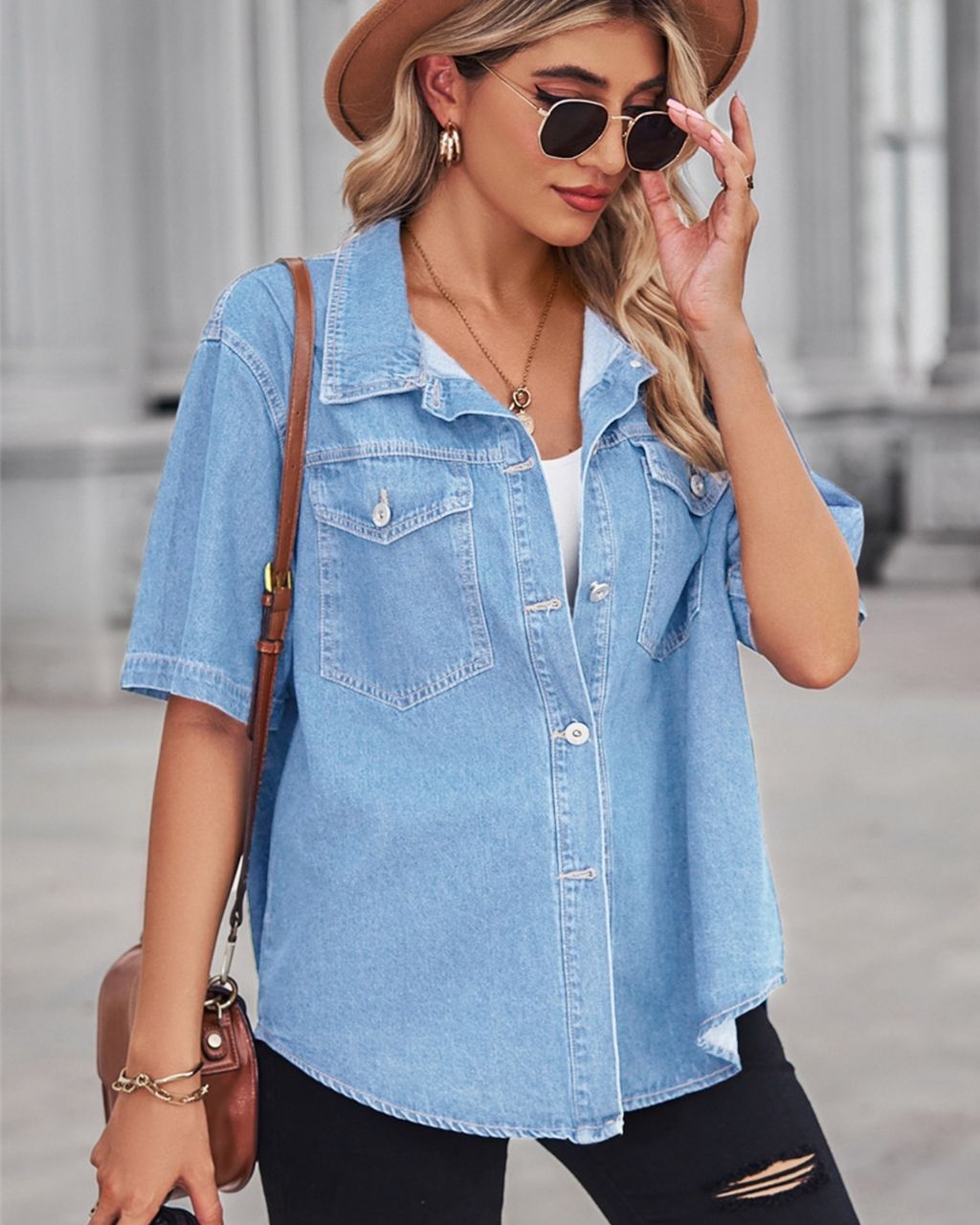 SS DENIM SHIRT