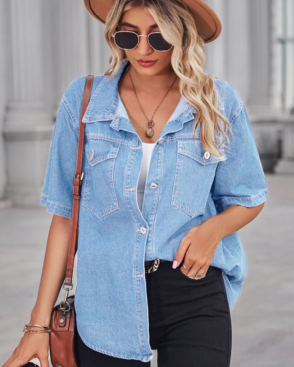 SS DENIM SHIRT