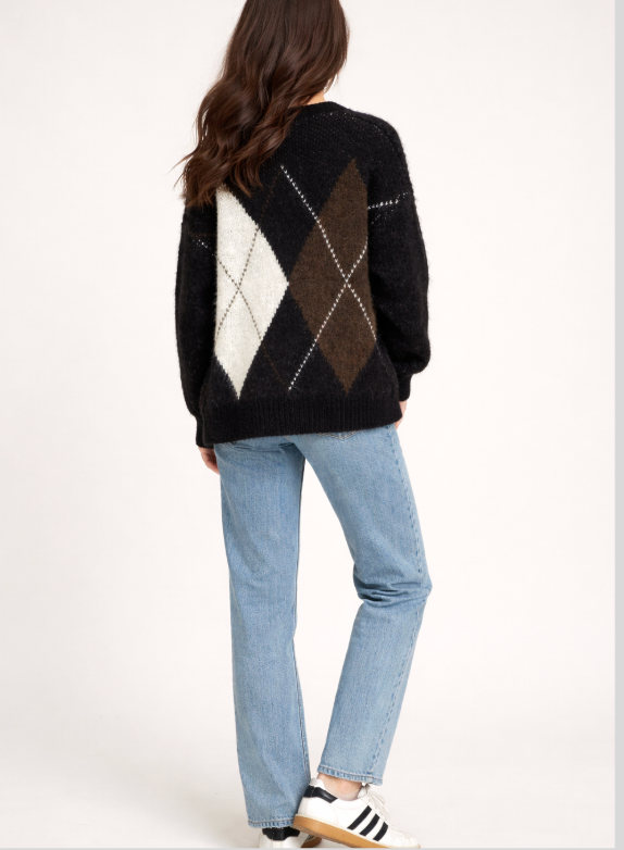 VINTAGE ARGYLE CARDIGAN