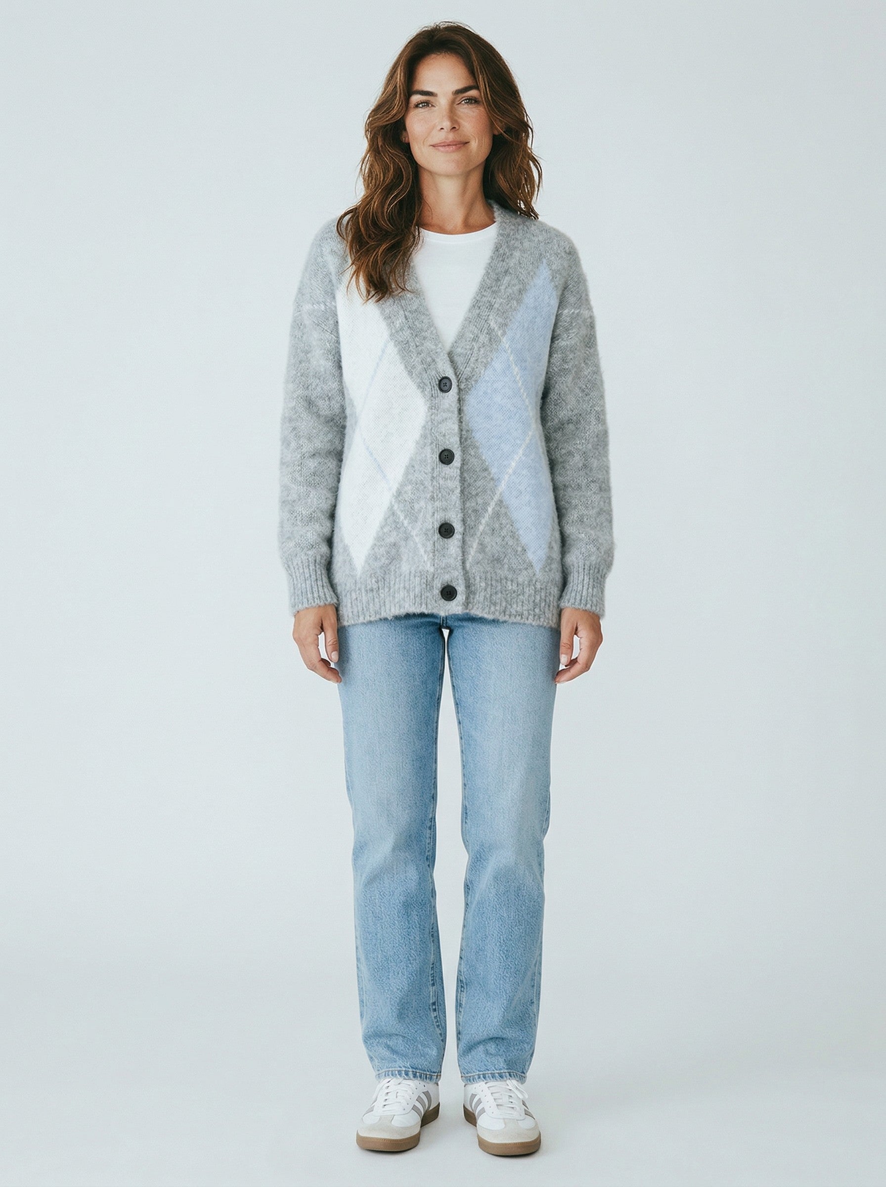 VINTAGE ARGYLE CARDIGAN