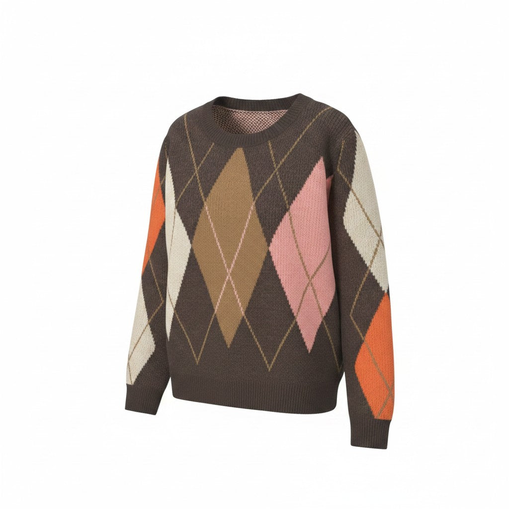 ARGYLE DETAIL JUMPER
