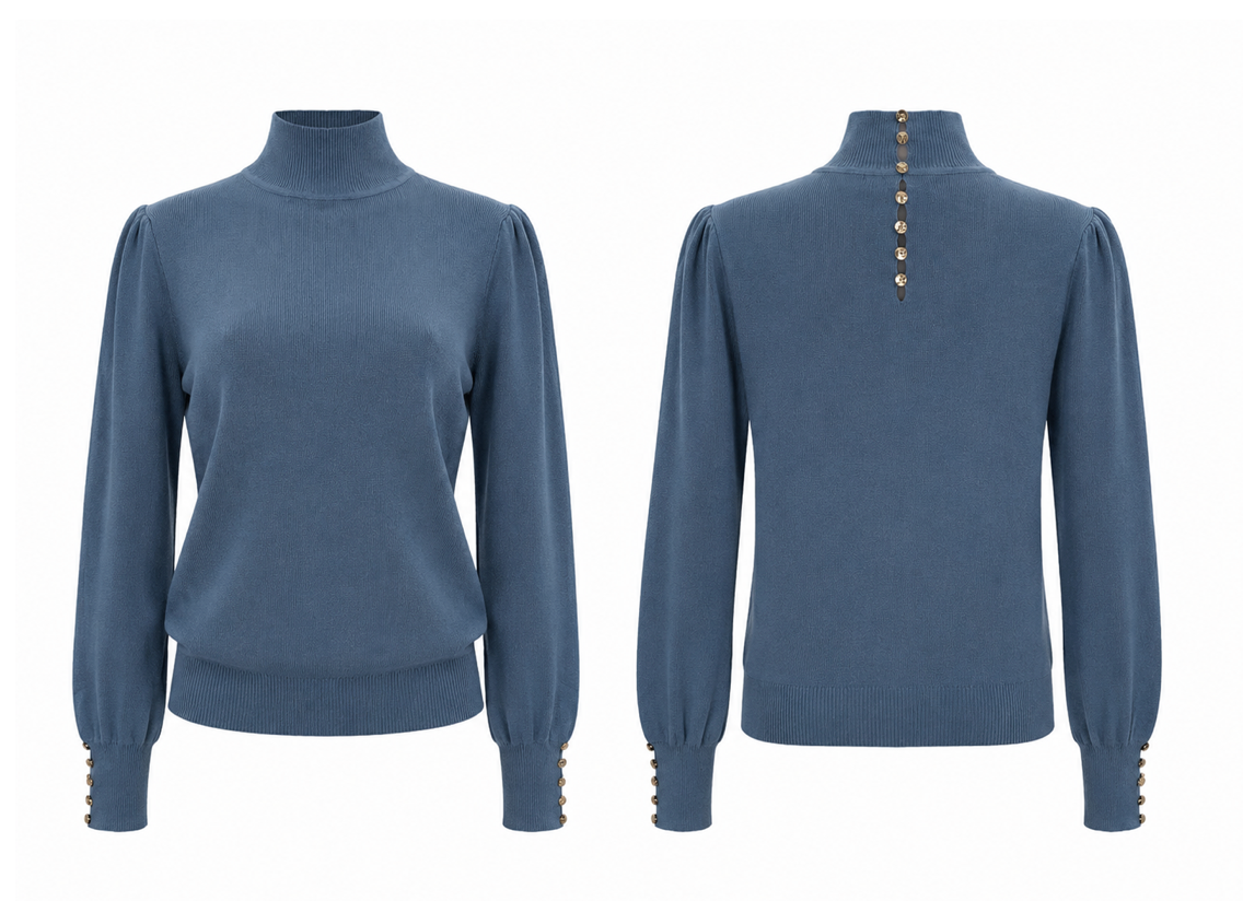 Avery ribbed skivvy