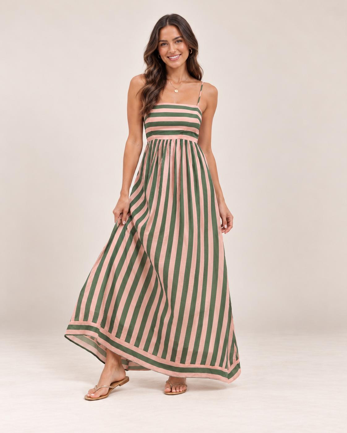 Allie Striped Sundress