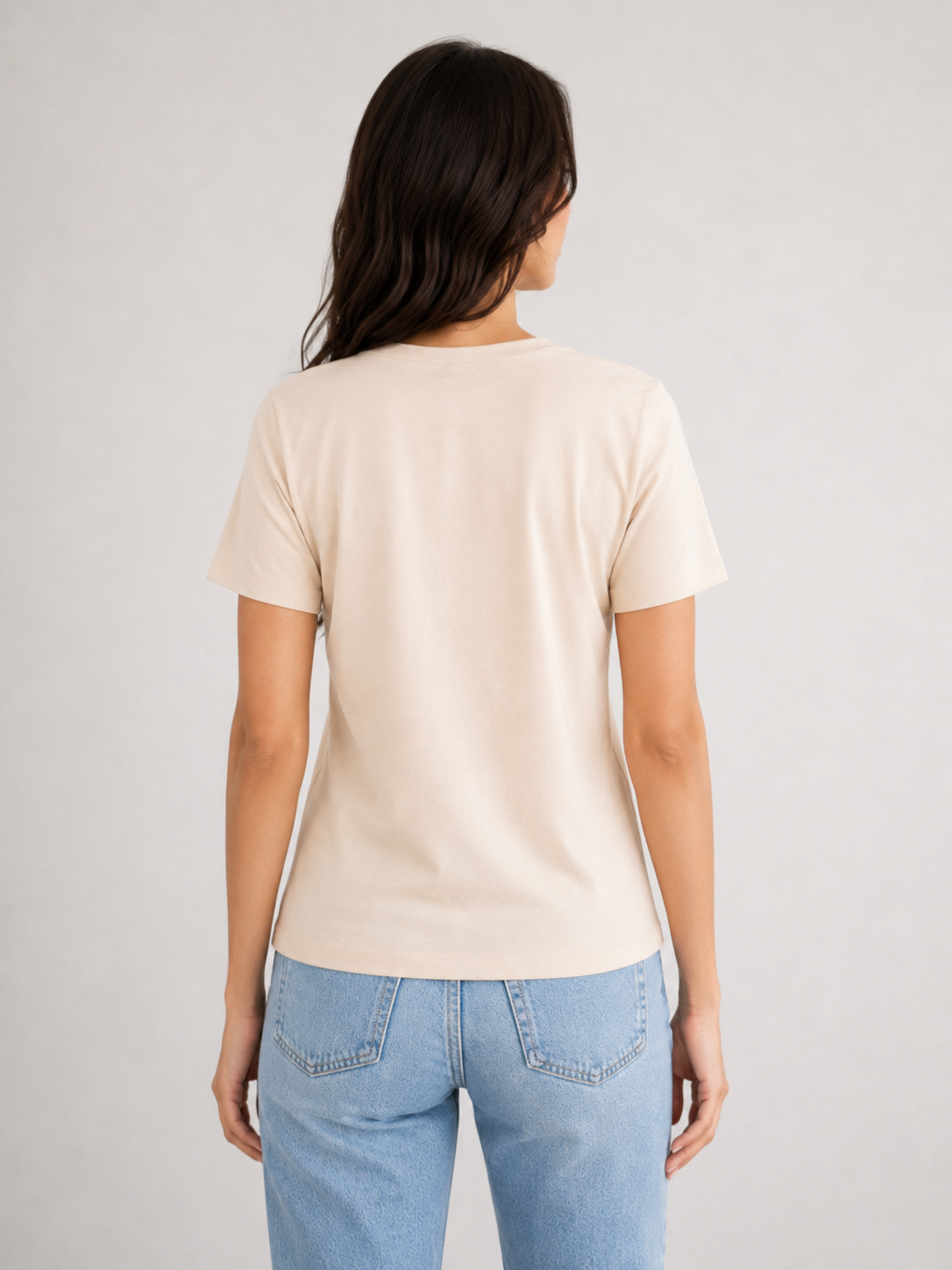 Ring Detail Cotton Tee