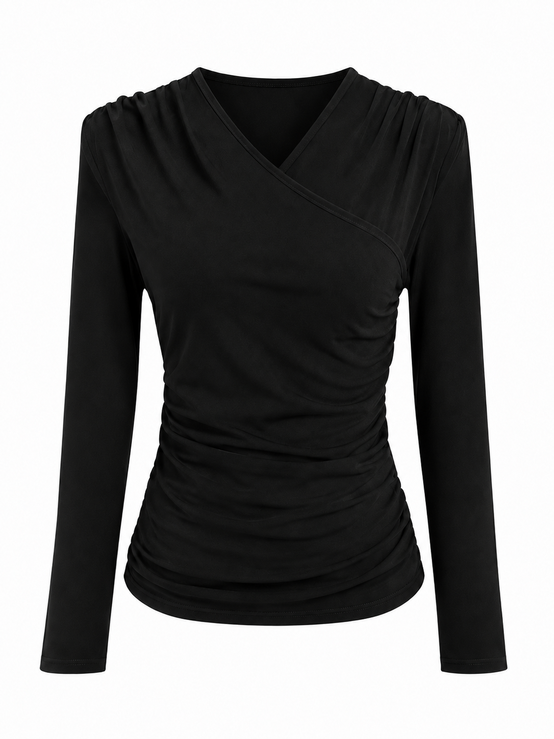 CROSSOVER JERSEY TOP